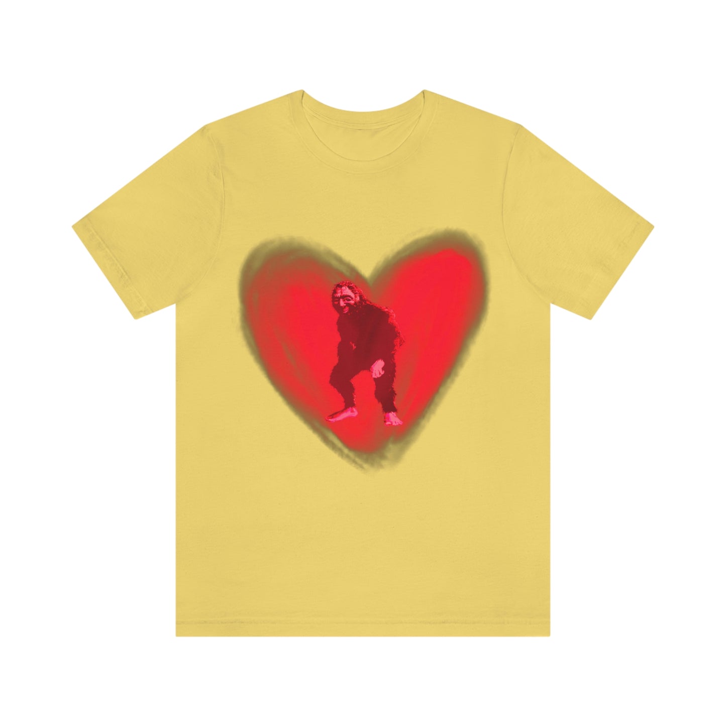 Unisex Bigfoot in My Heart Jersey Tee