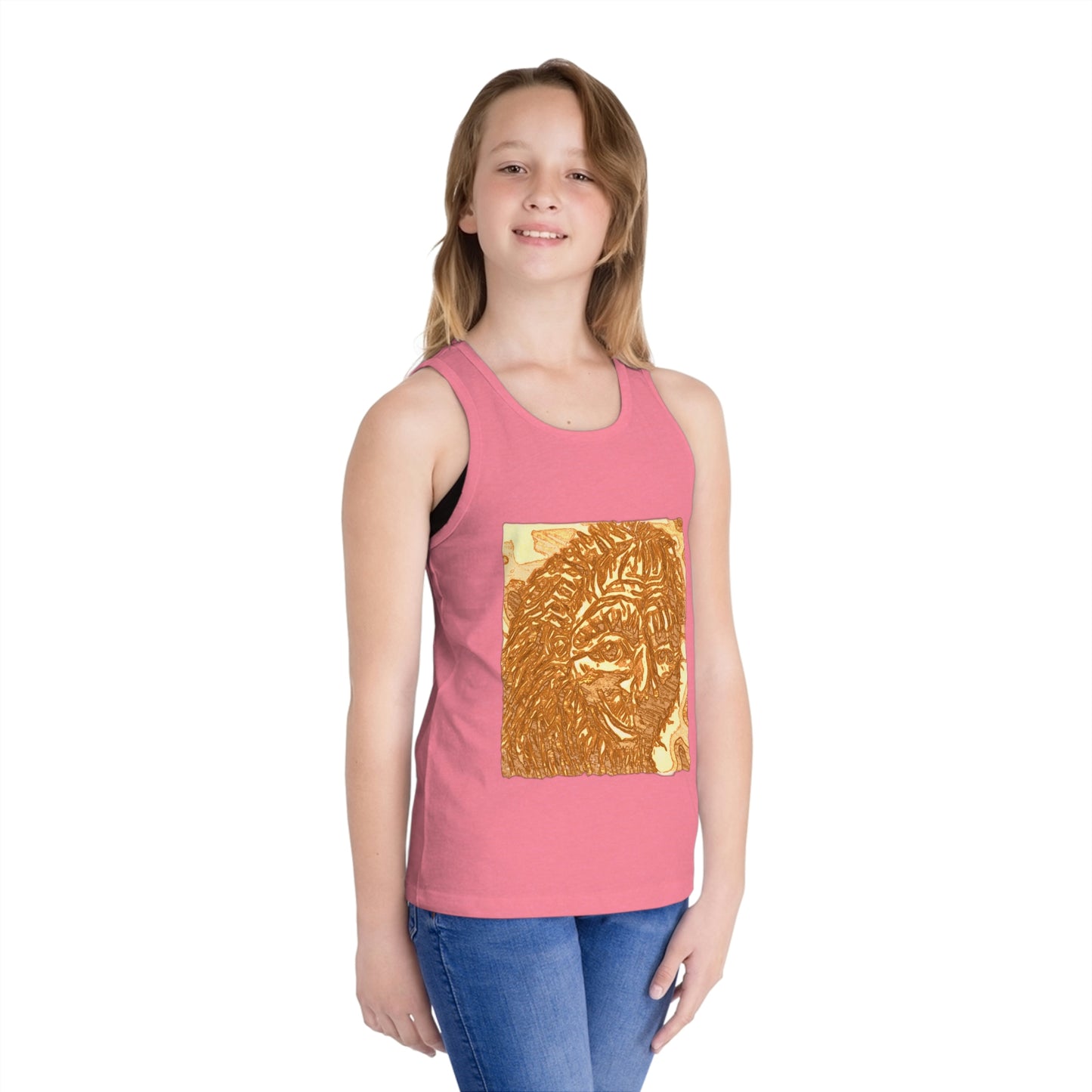 Kids Bigfoot Sketch Jersey Tank Top