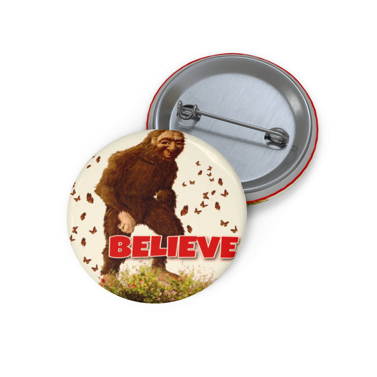 Bigfoot Believe Buttons