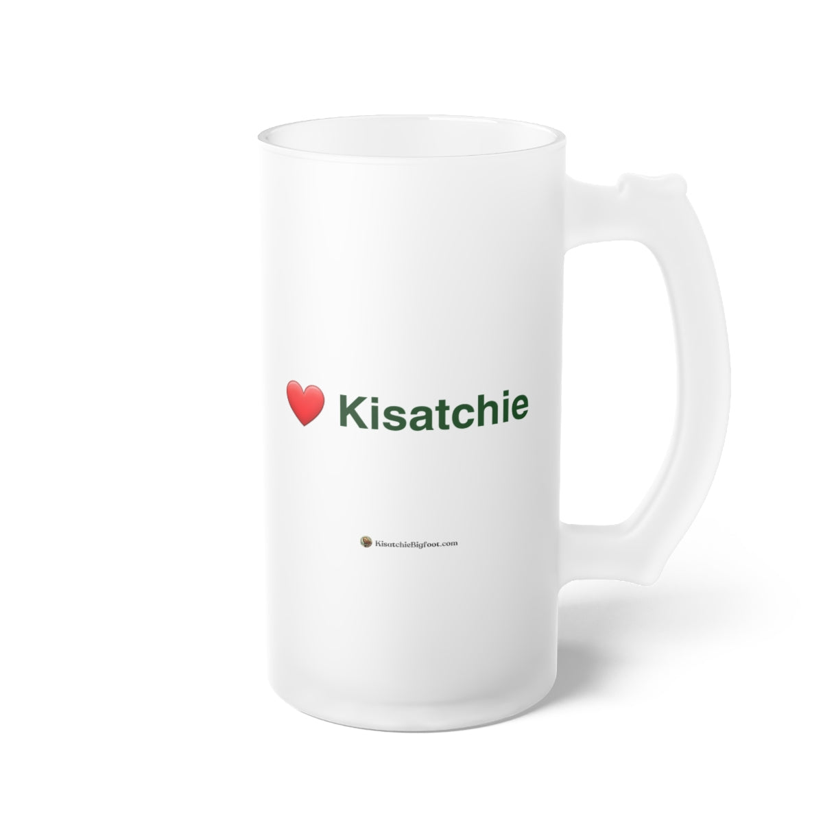 Frosted Glass Kisatchie Beer Mug