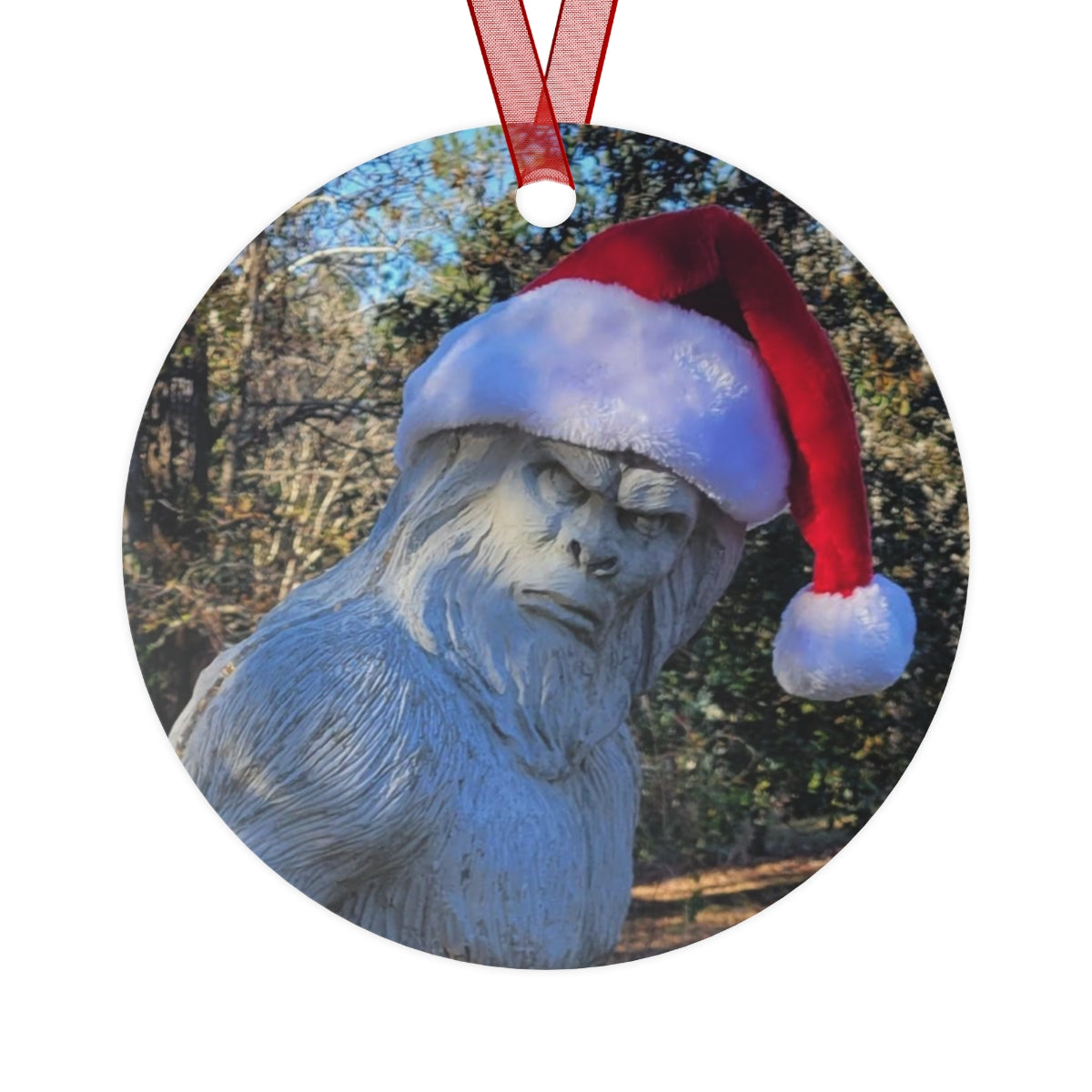 Metal Bigfoot Ornaments