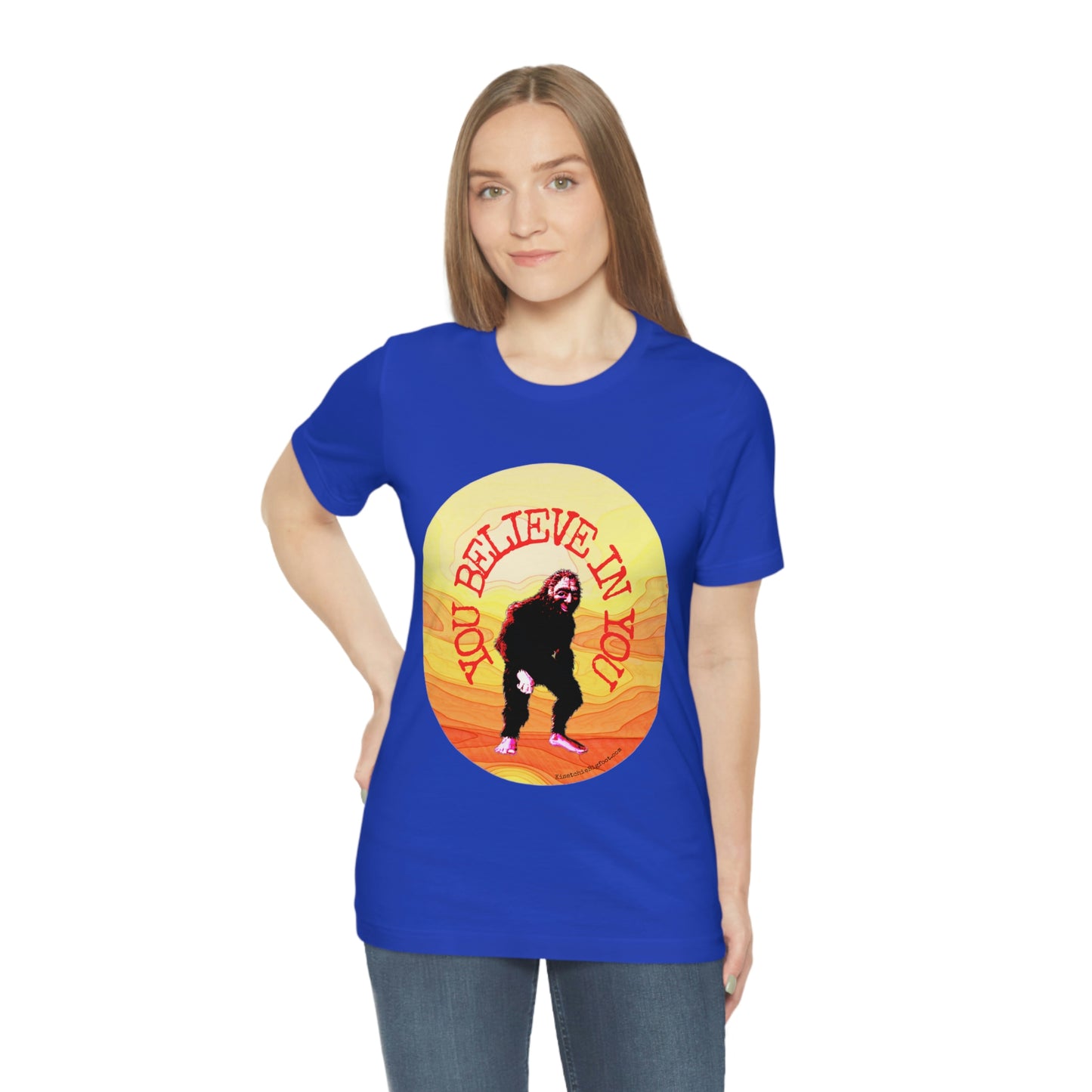 Bigfoot's Believe in You Unisex Jersey Tee