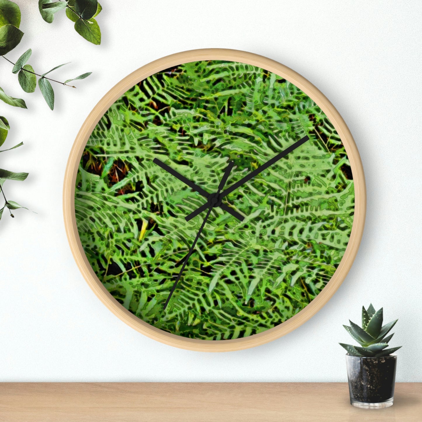 Kisatchie Fern Wall Clocks