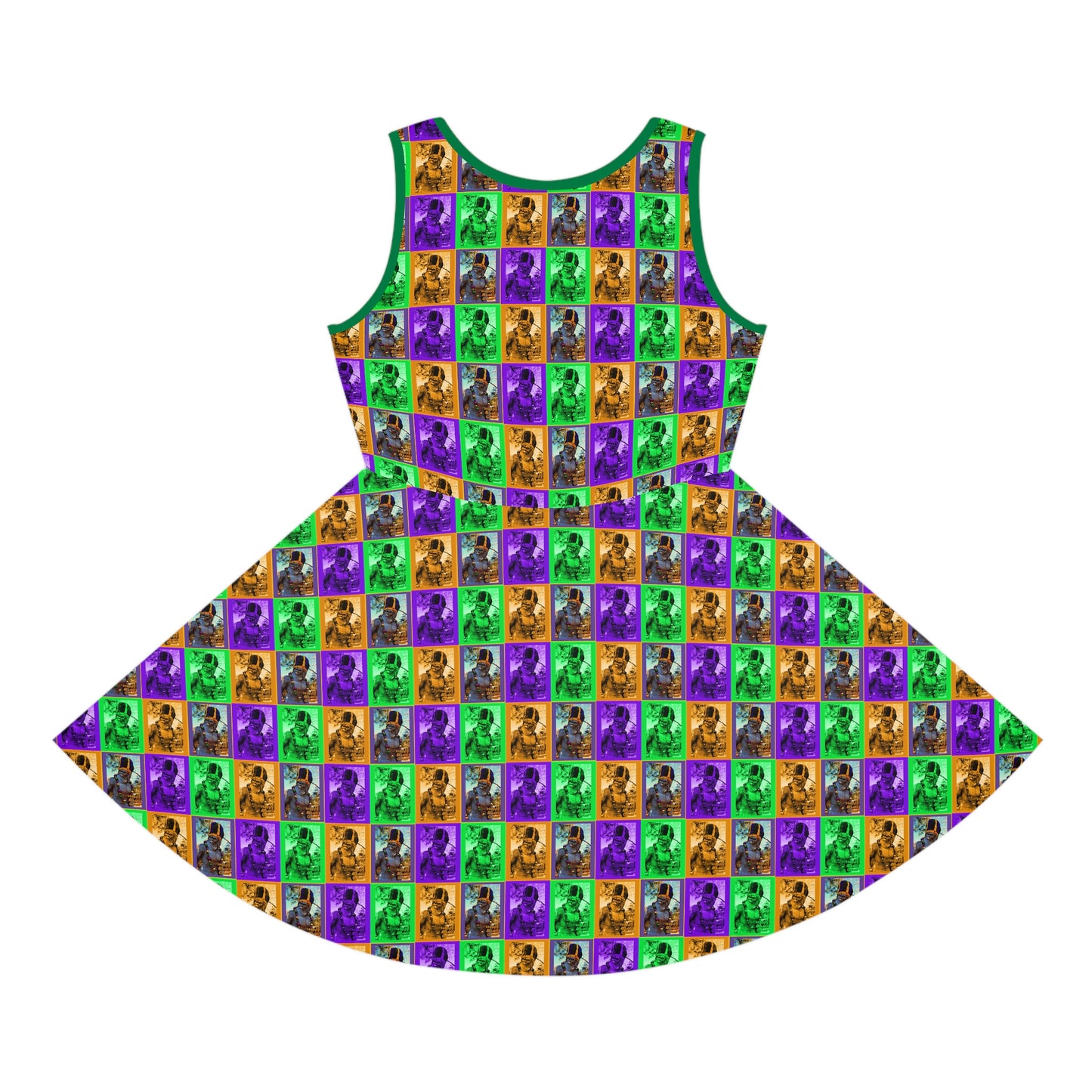 Bigfoot's Mardi Gras Girls' Sundress