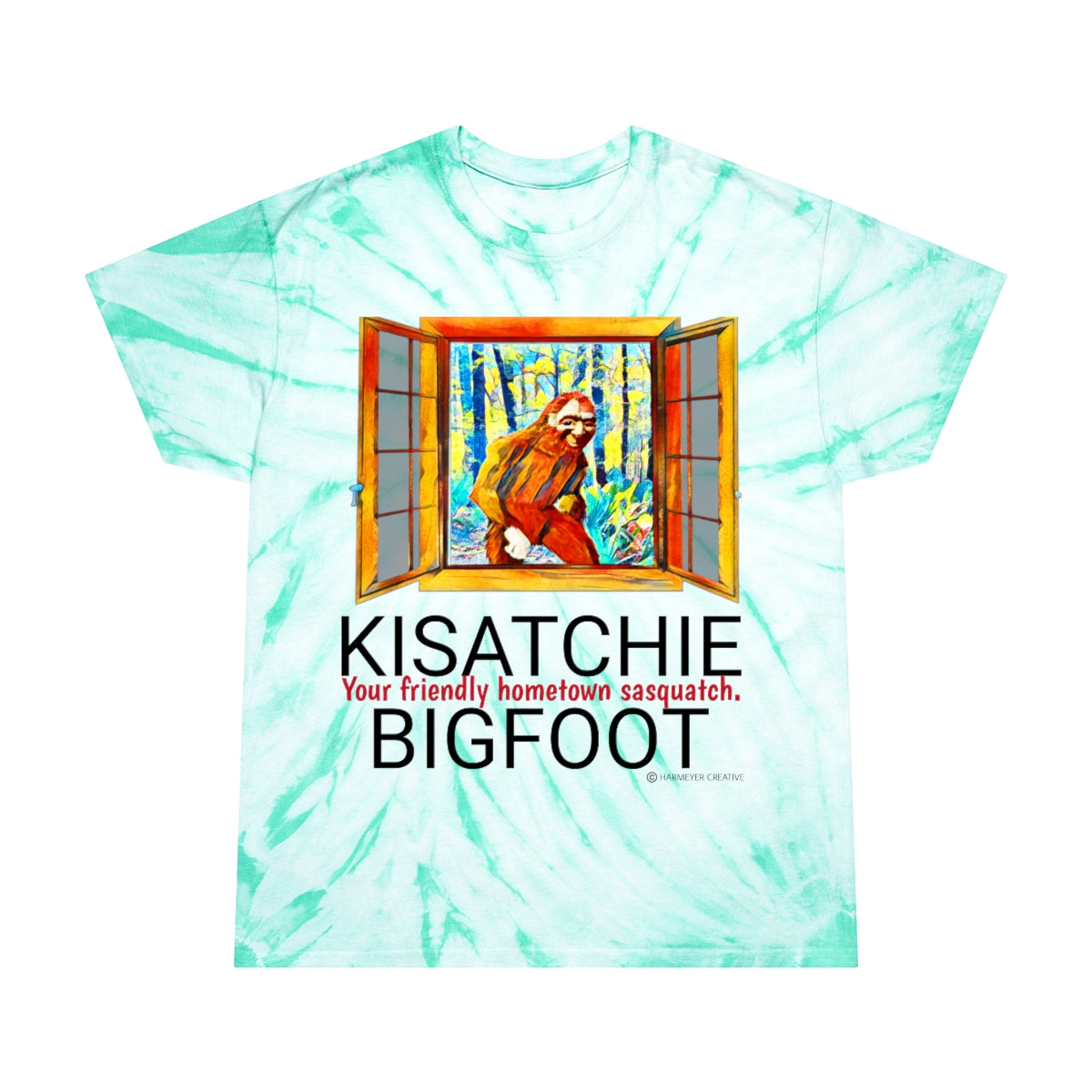 Unisex Kisatchie Bigfoot Tie-Dye Tee