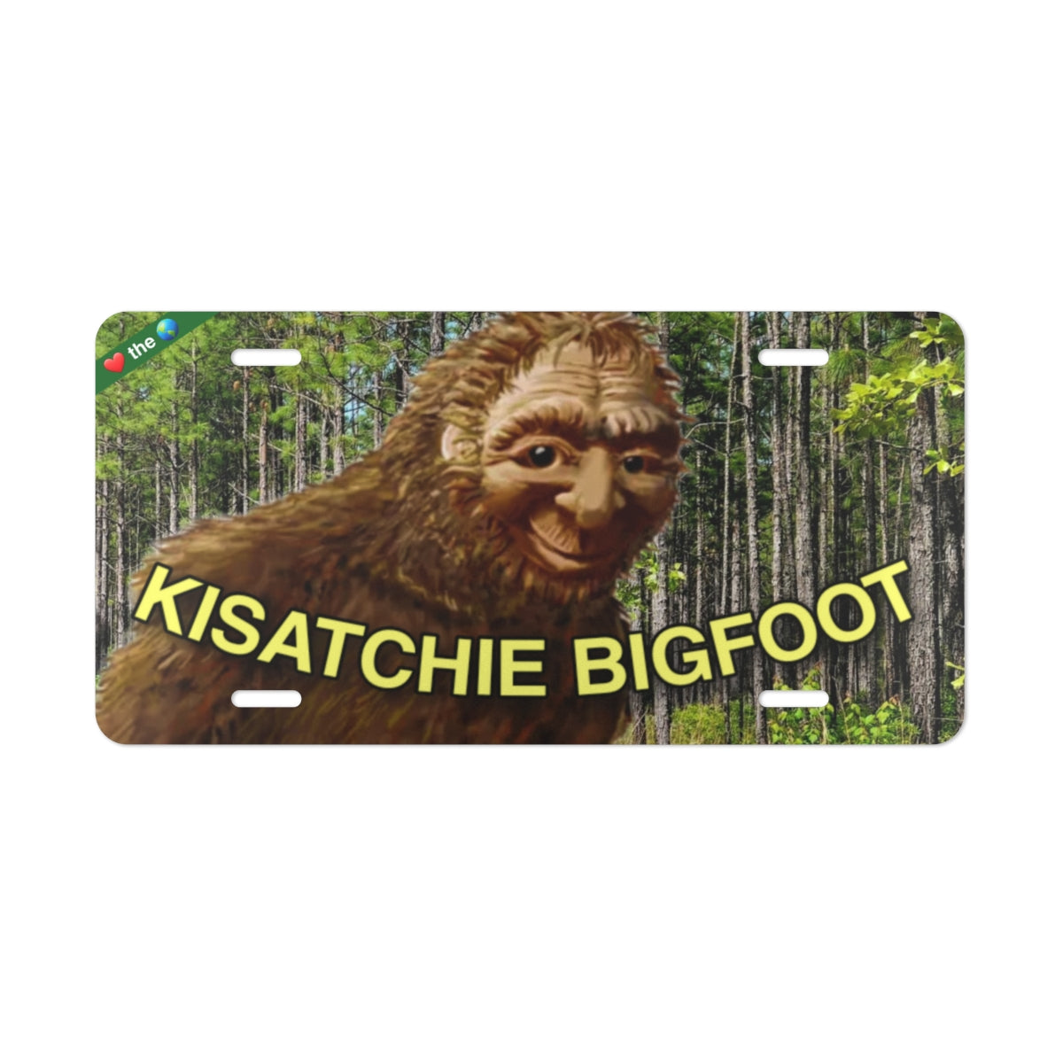 Kisatchie Bigfoot Vanity Plate