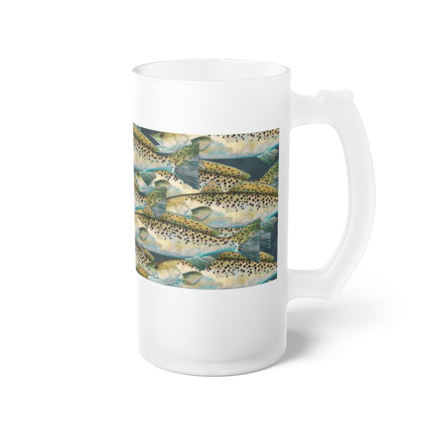 Frosted Speckled Trout Beer Mug