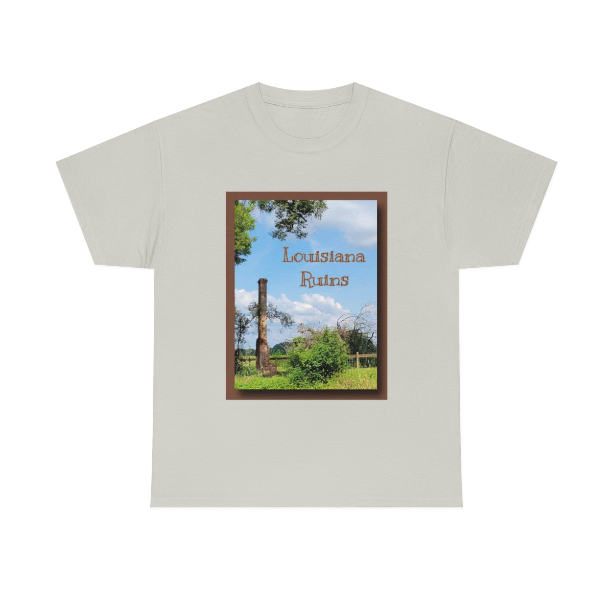 Unisex Louisiana Ruins Heavy Cotton Tee