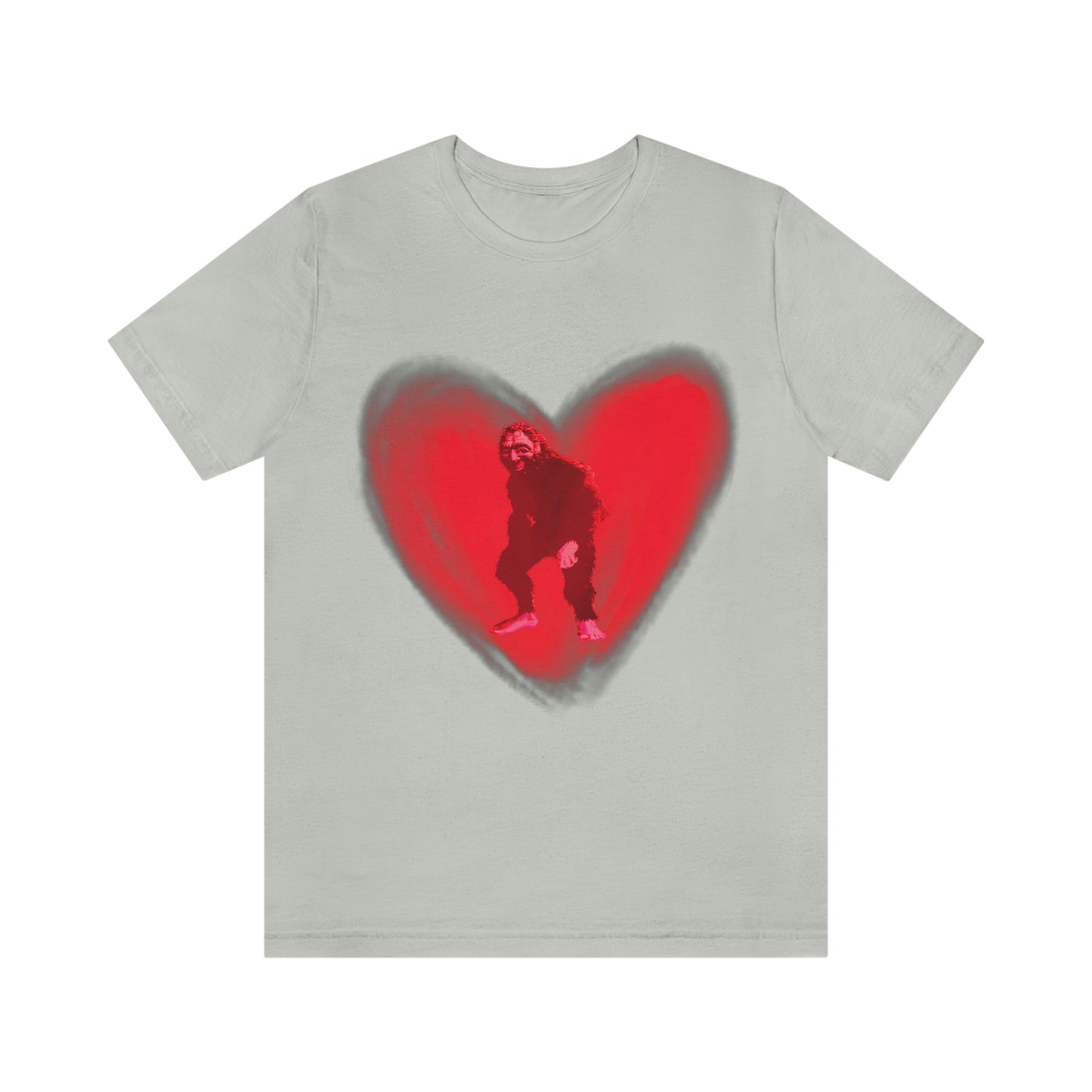 Unisex Bigfoot in My Heart Jersey Tee