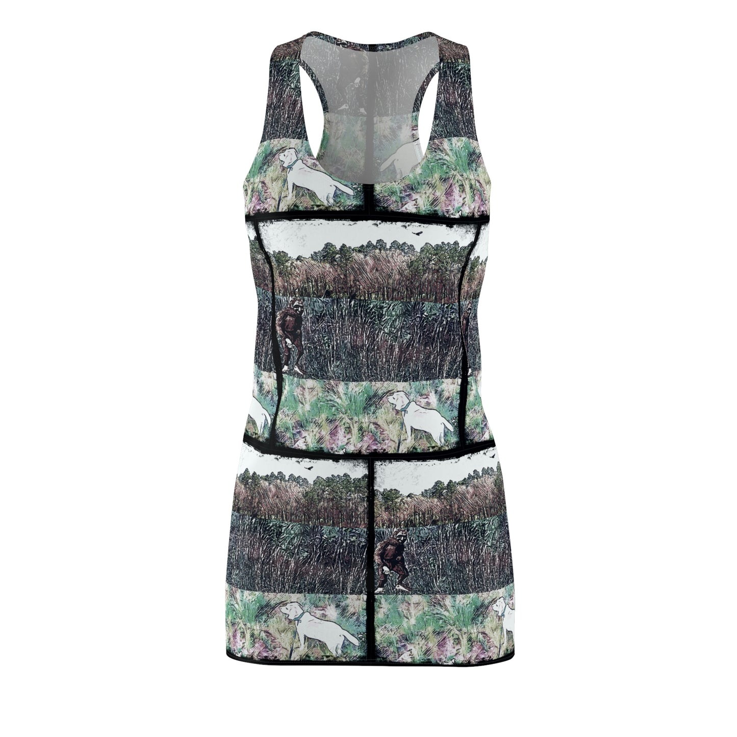 Bigfoot and Hound Racerback Dress