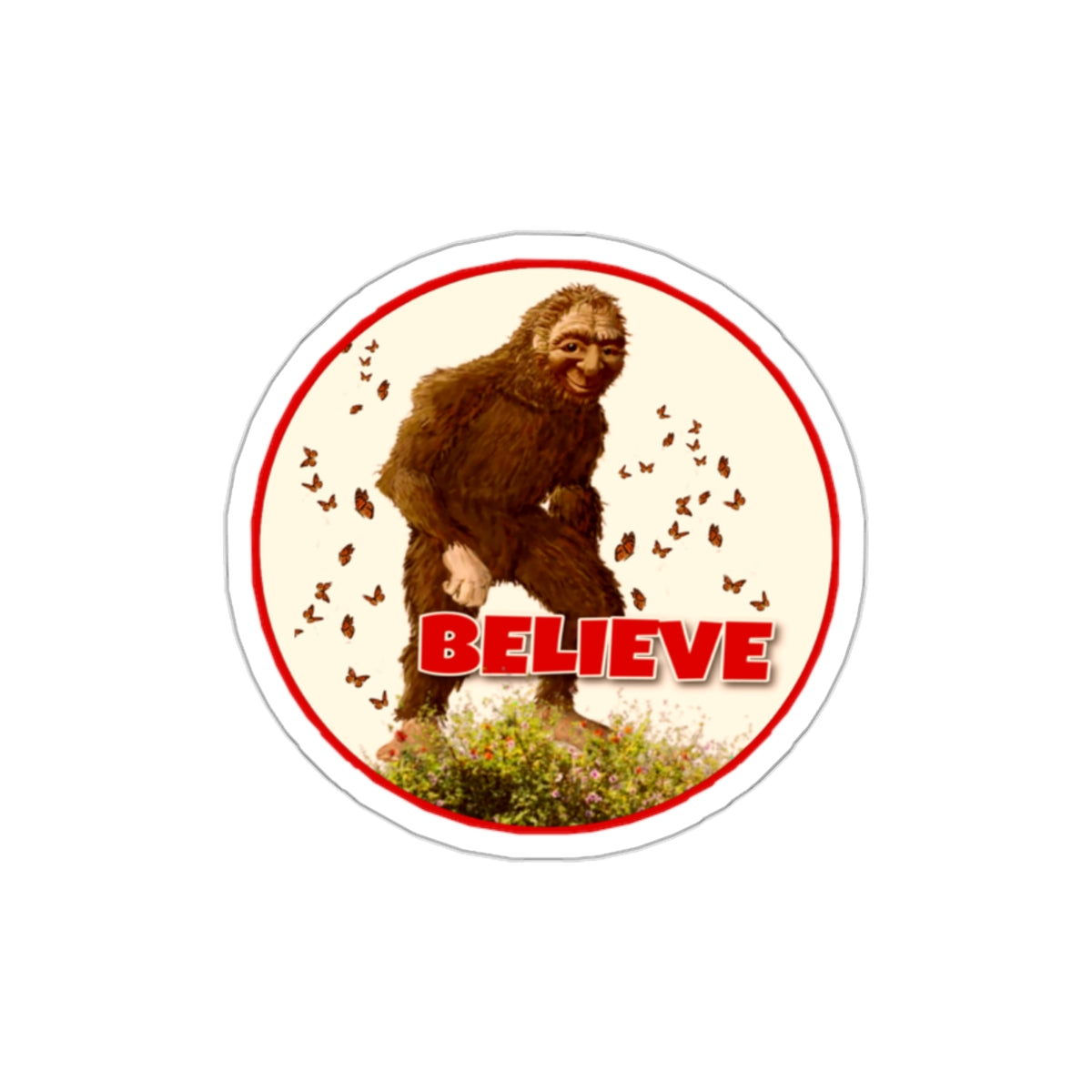 Die-Cut Bigfoot Stickers