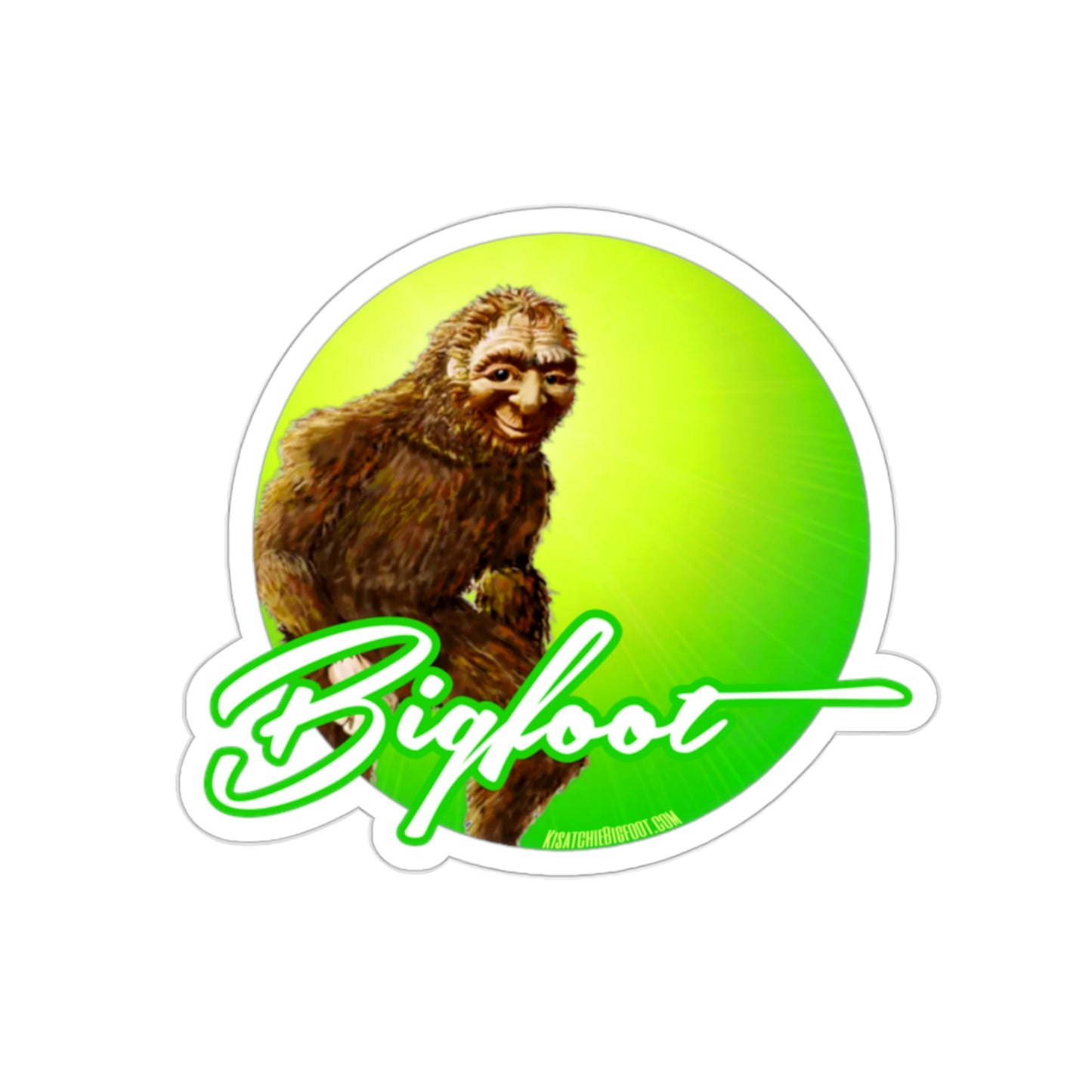 Die-Cut Bigfoot Stickers