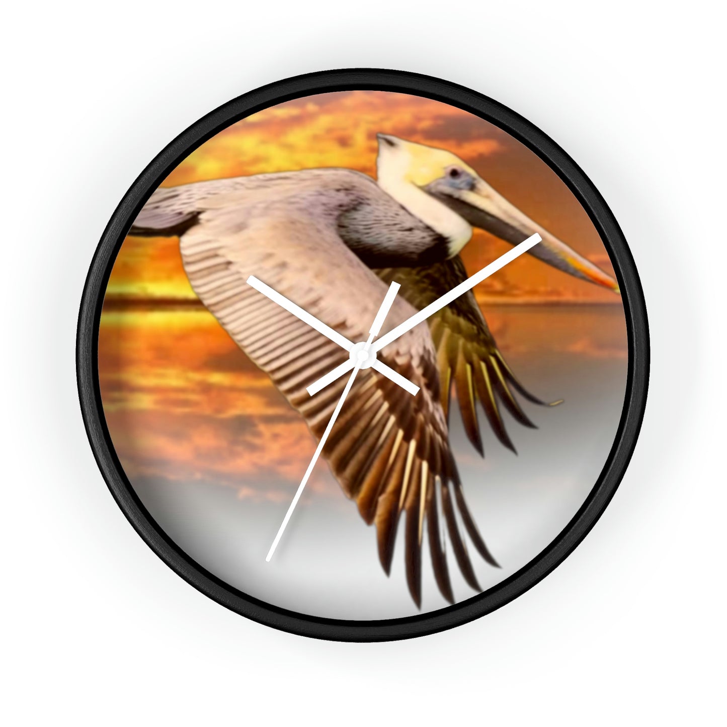 Louisiana's Brown Pelican Wall Clocks