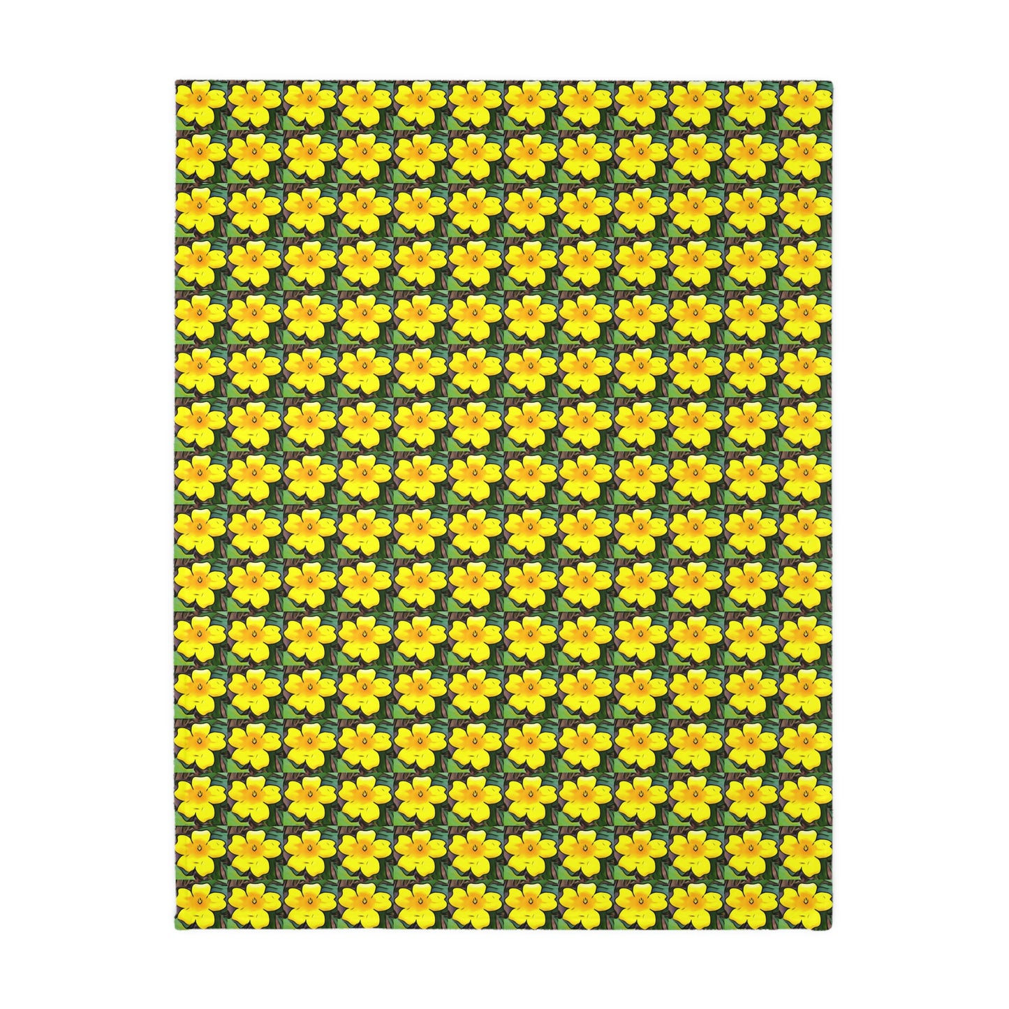 Wildflowers Velveteen Blanket (2-sided print)