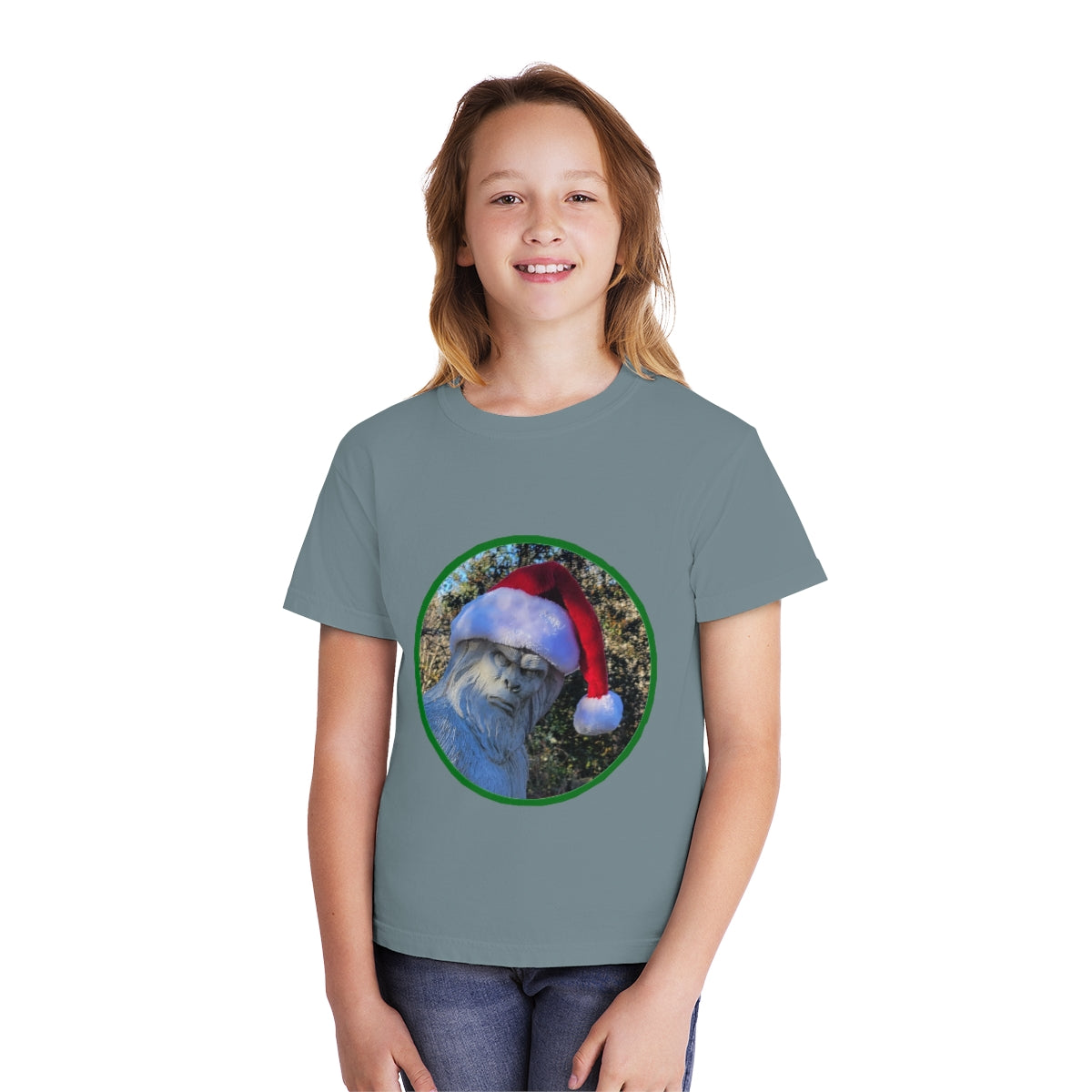 Youth Bigfoot Santa Tee