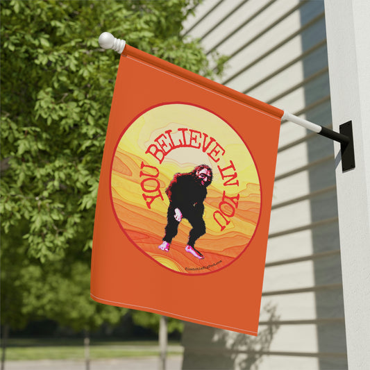 Bigfoot's Believe in You Garden & House Banner