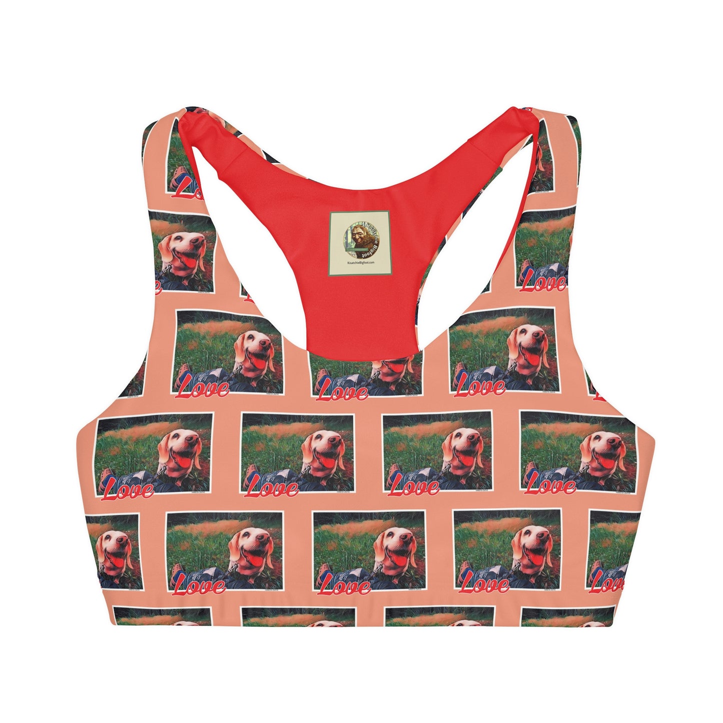 Girls Good Dog Seamless Sports Bra