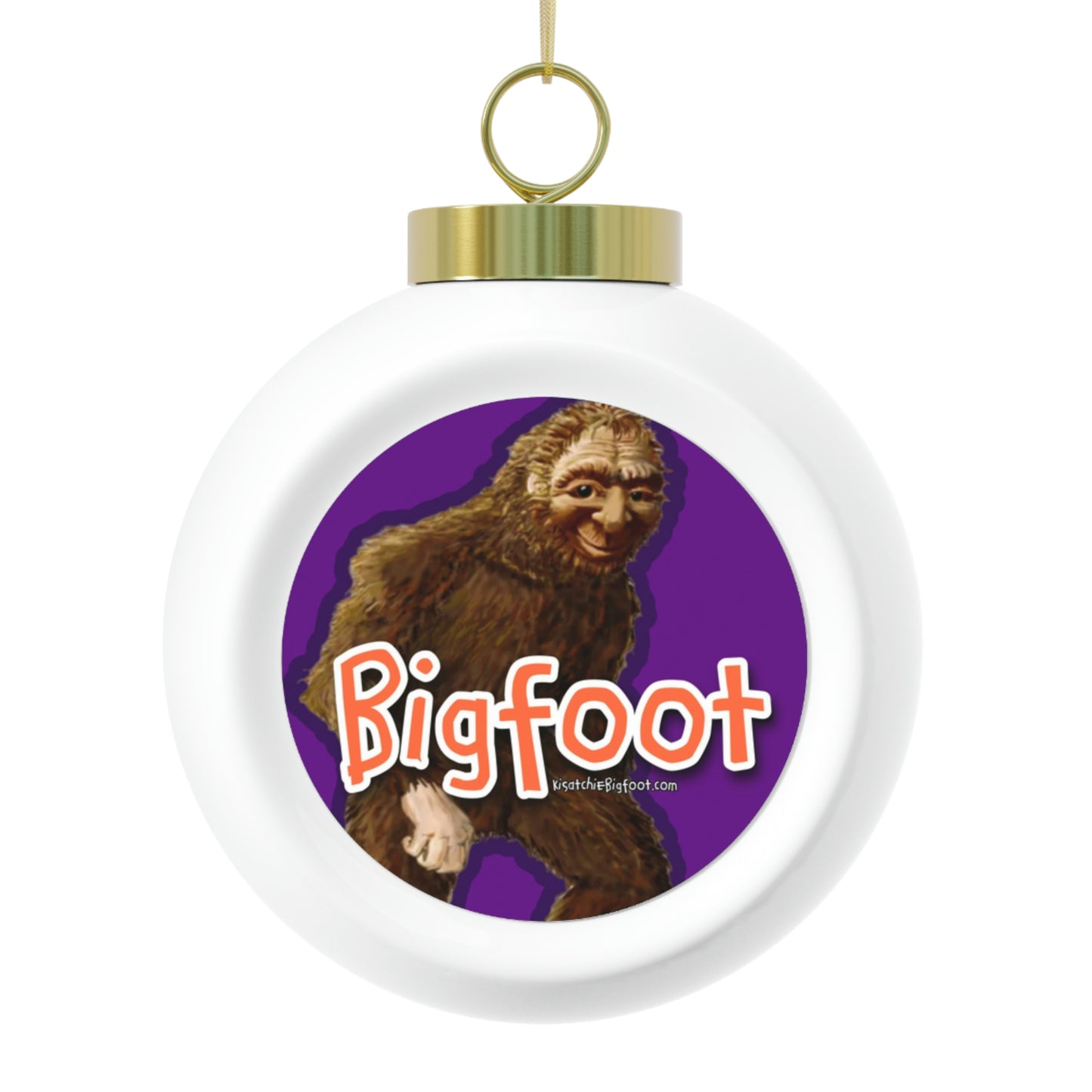 Ceramic Bigfoot Ornament