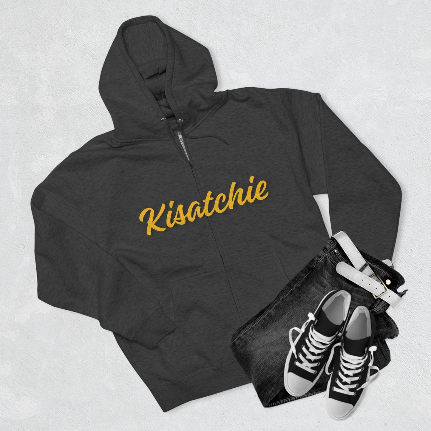 Unisex Premium Kisatchie National Forest Full Zip Hoodie