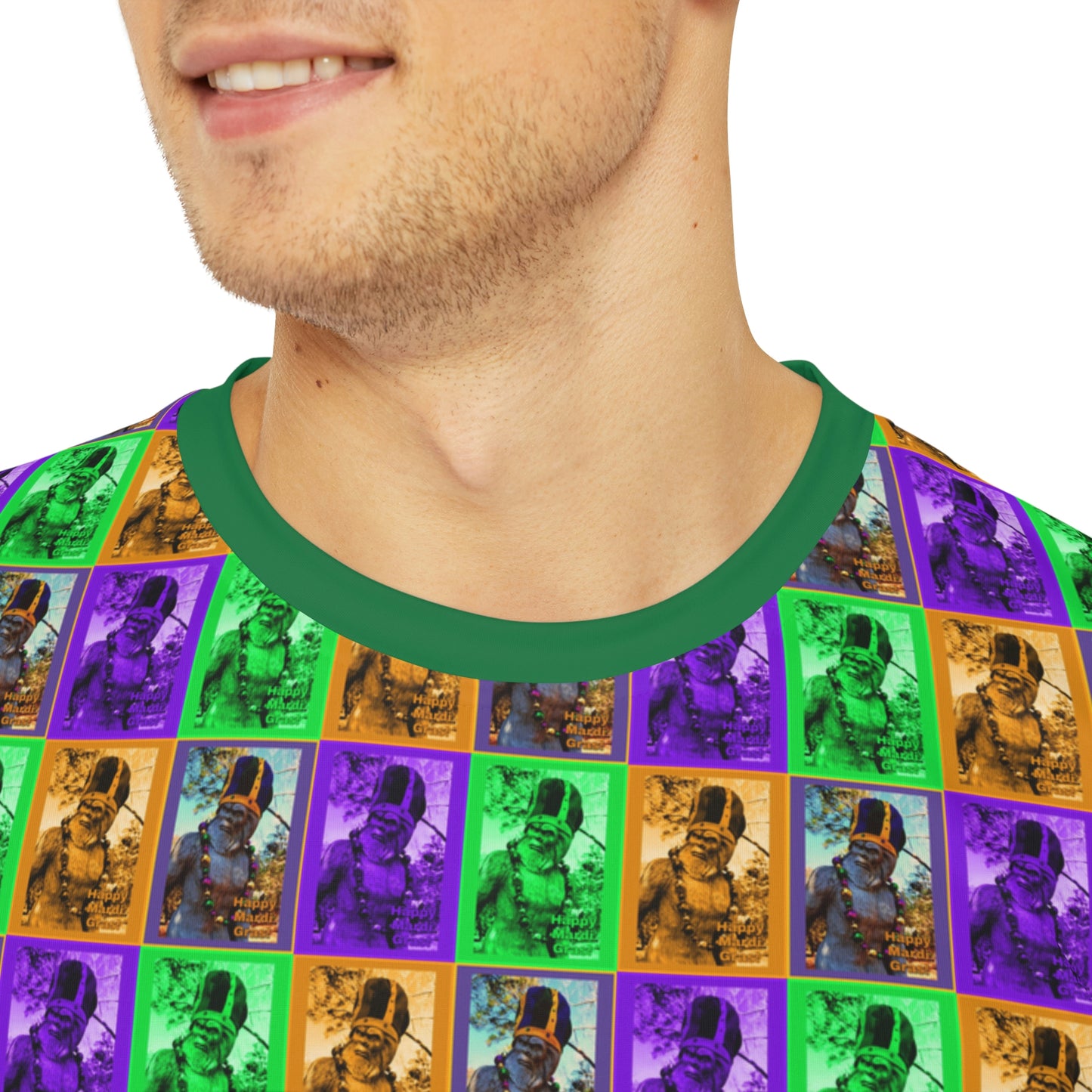 Bigfoot's Mardi Gras Adult Tee