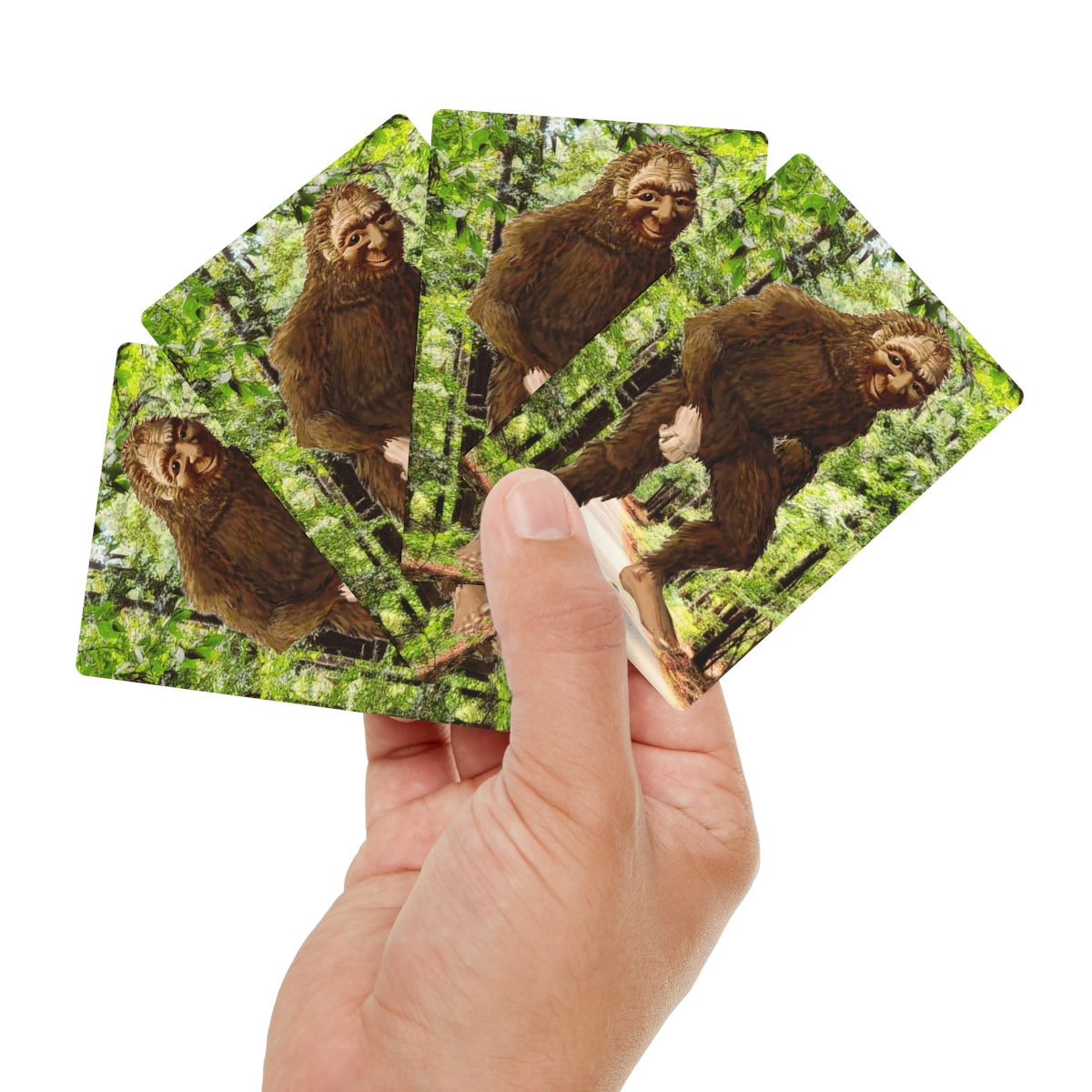 Bigfoot Playing Cards