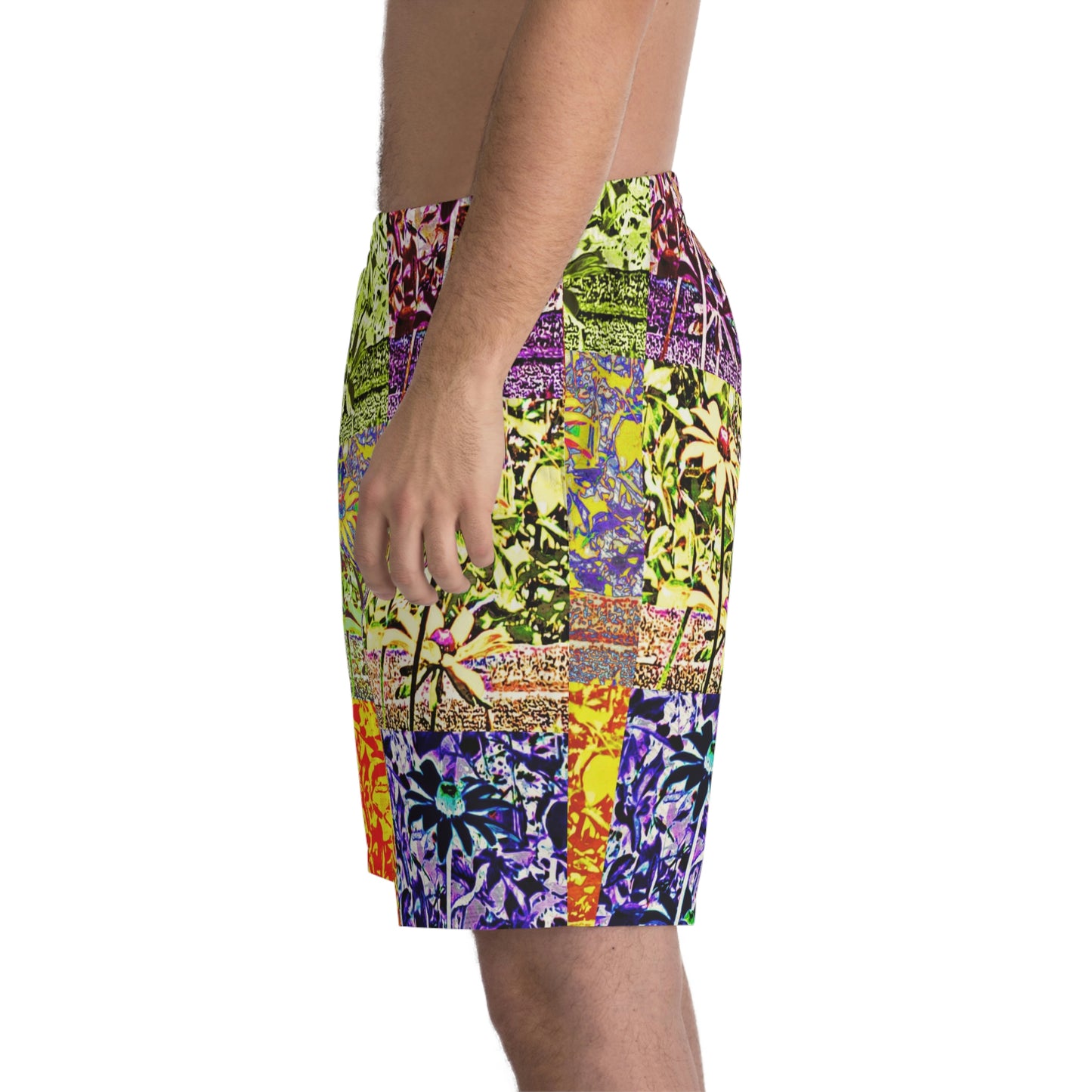 Men's Kisatchie Daisies Elastic Shorts