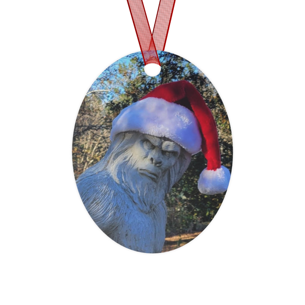 Metal Bigfoot Ornaments