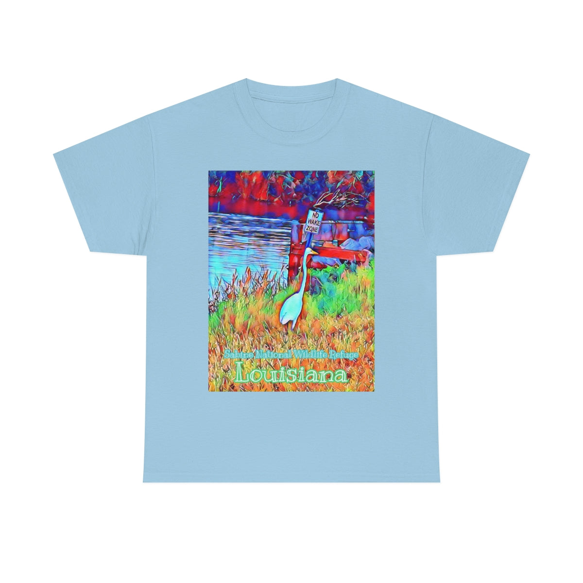 Unisex Louisiana Egret Heavy Cotton Tee