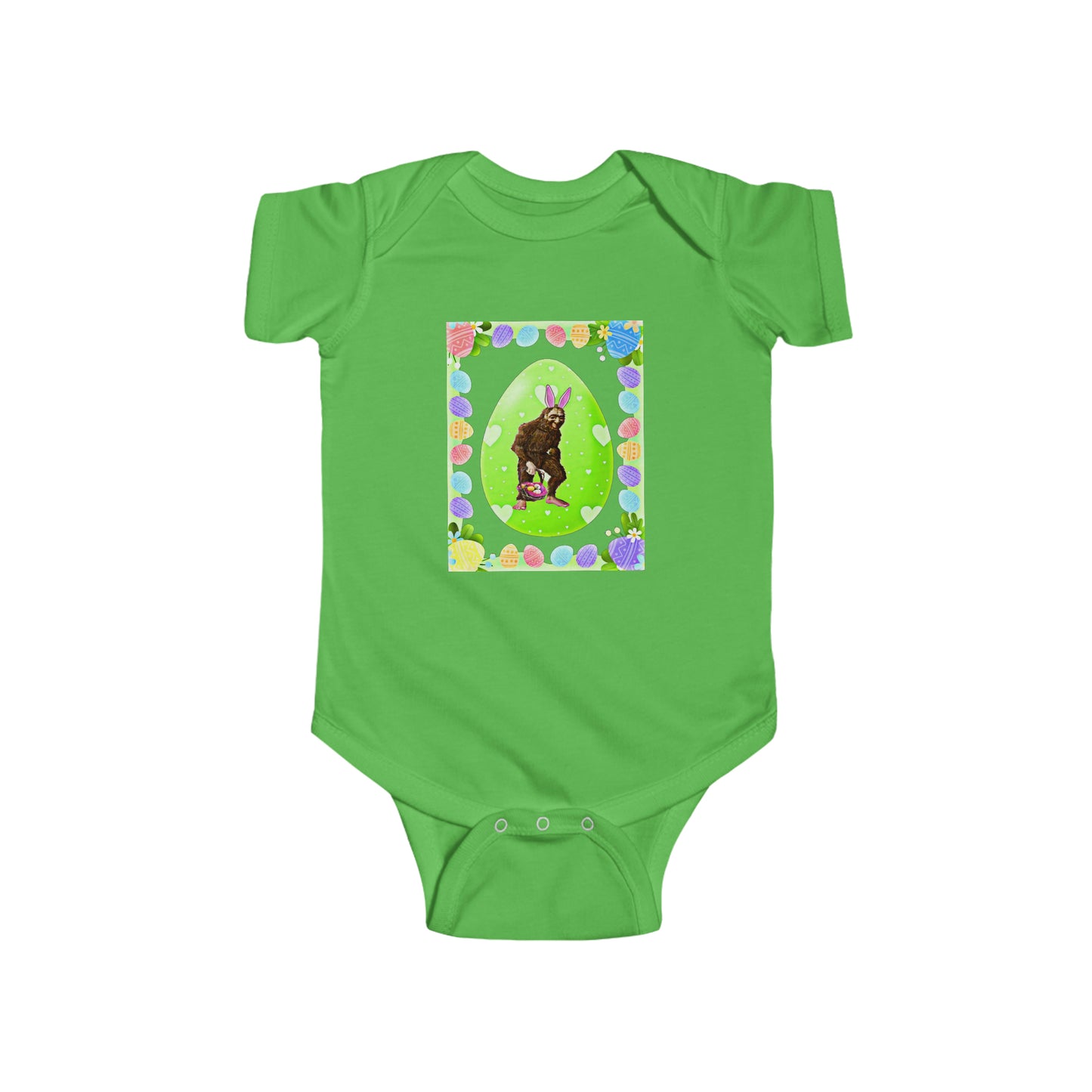 Bigfoot Easter Fine Jersey Bodysuit