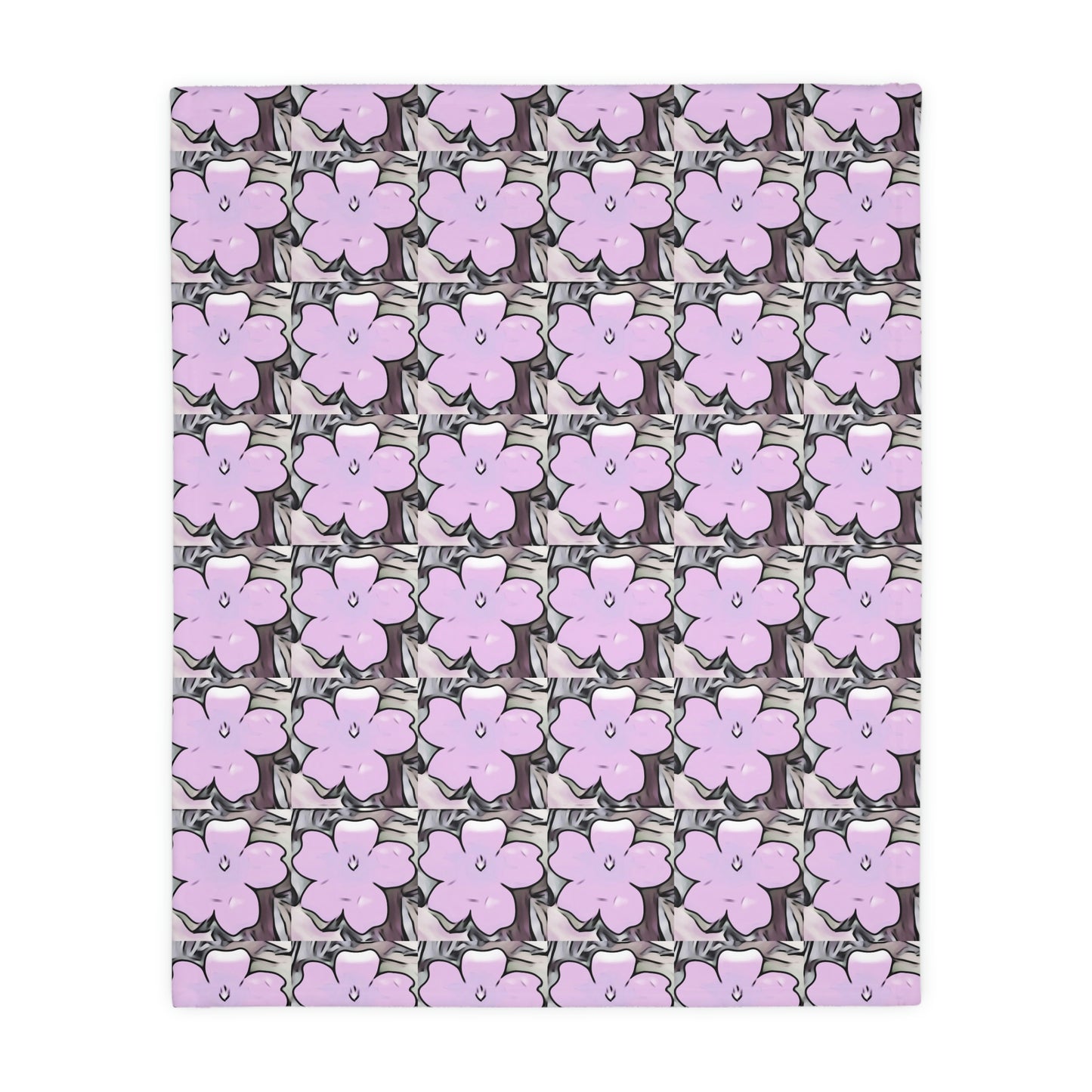 Wildflowers Velveteen Blanket (2-sided print)