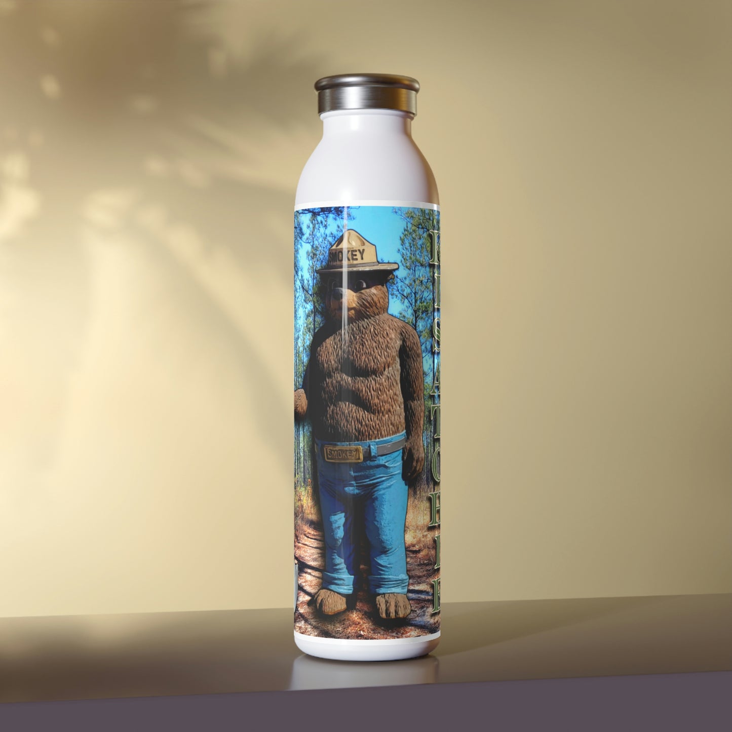 Smokey of the Kisatchie Slim Water Bottle