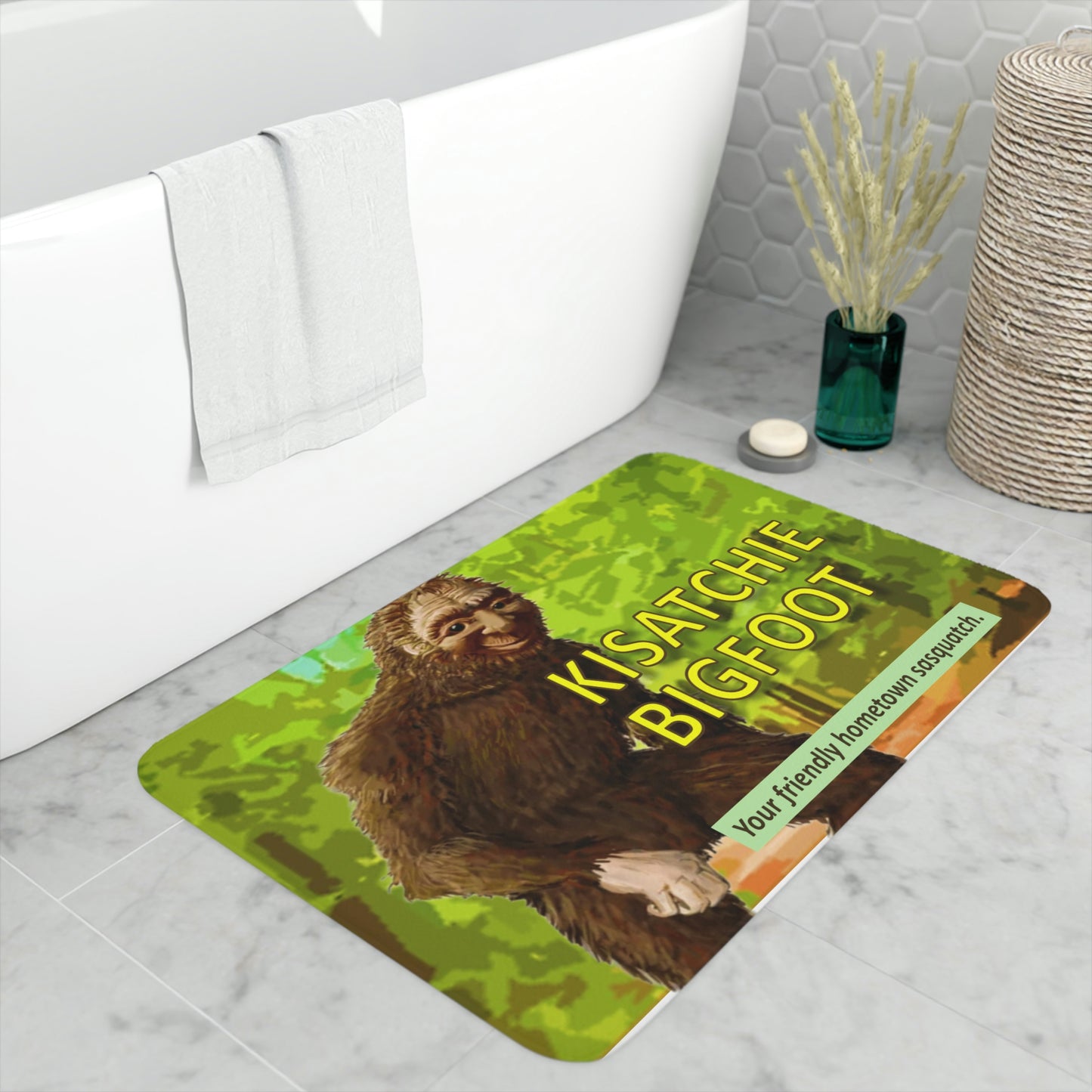 Kisatchie Bigfoot Memory Foam Bath Mat