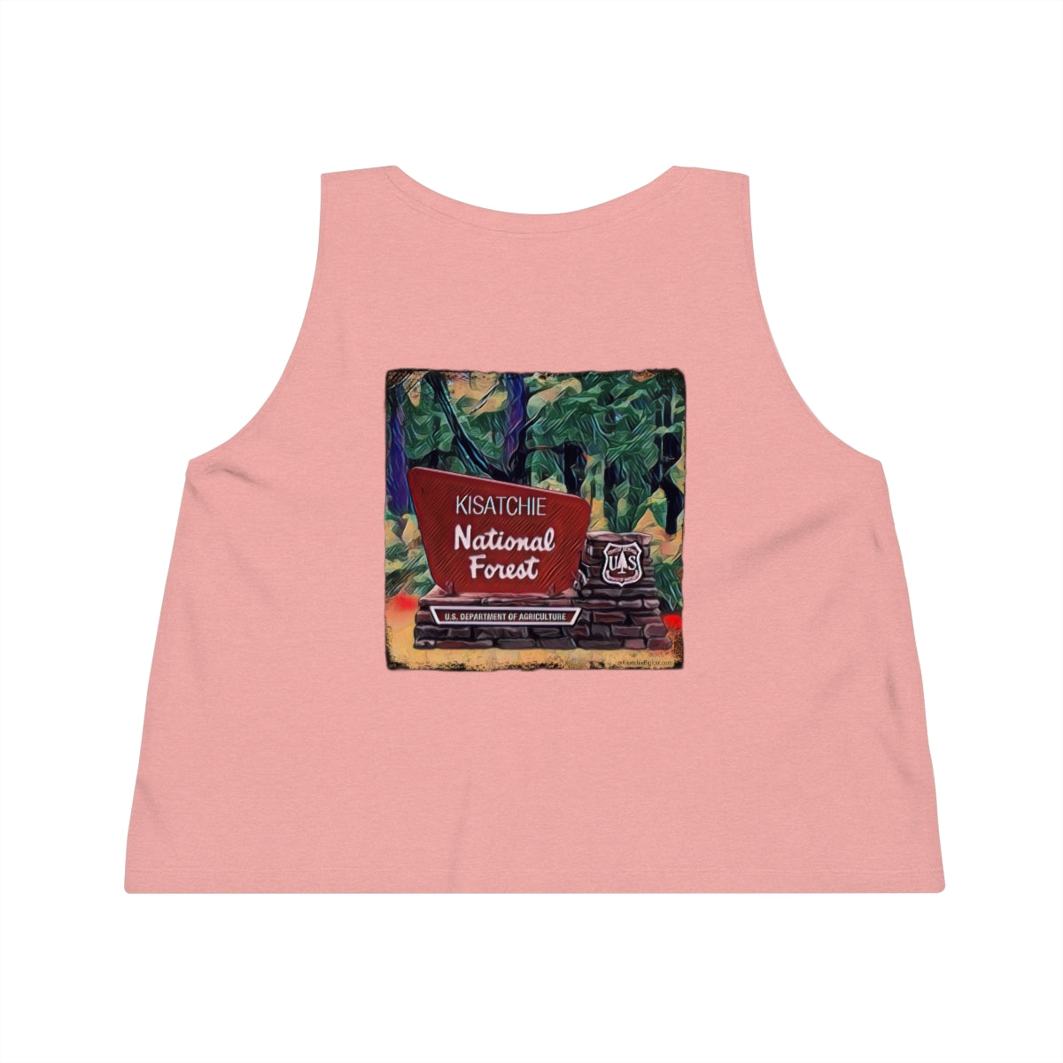 Women's Kisatchie Dancer Cropped Tank Top