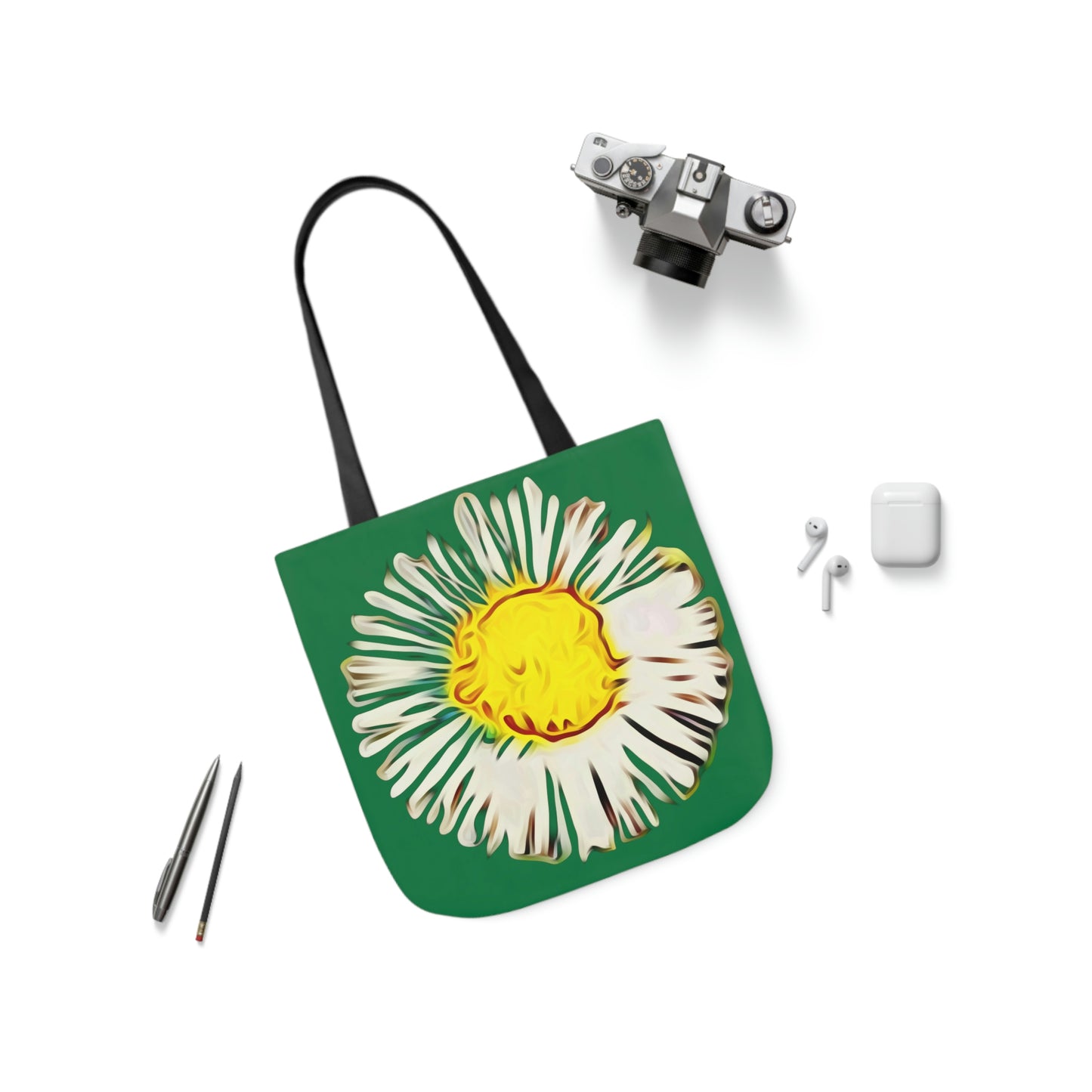 Kisatchie Wildflower Polyester Canvas Tote Bag