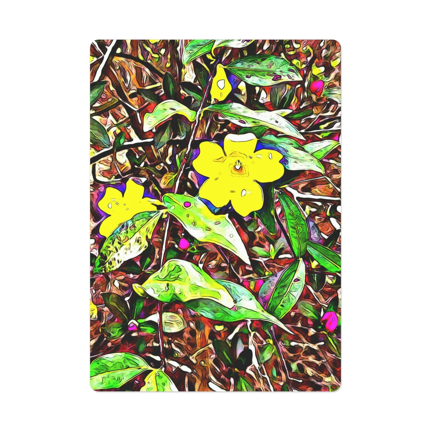 Yellow Jessamine Playing Cards