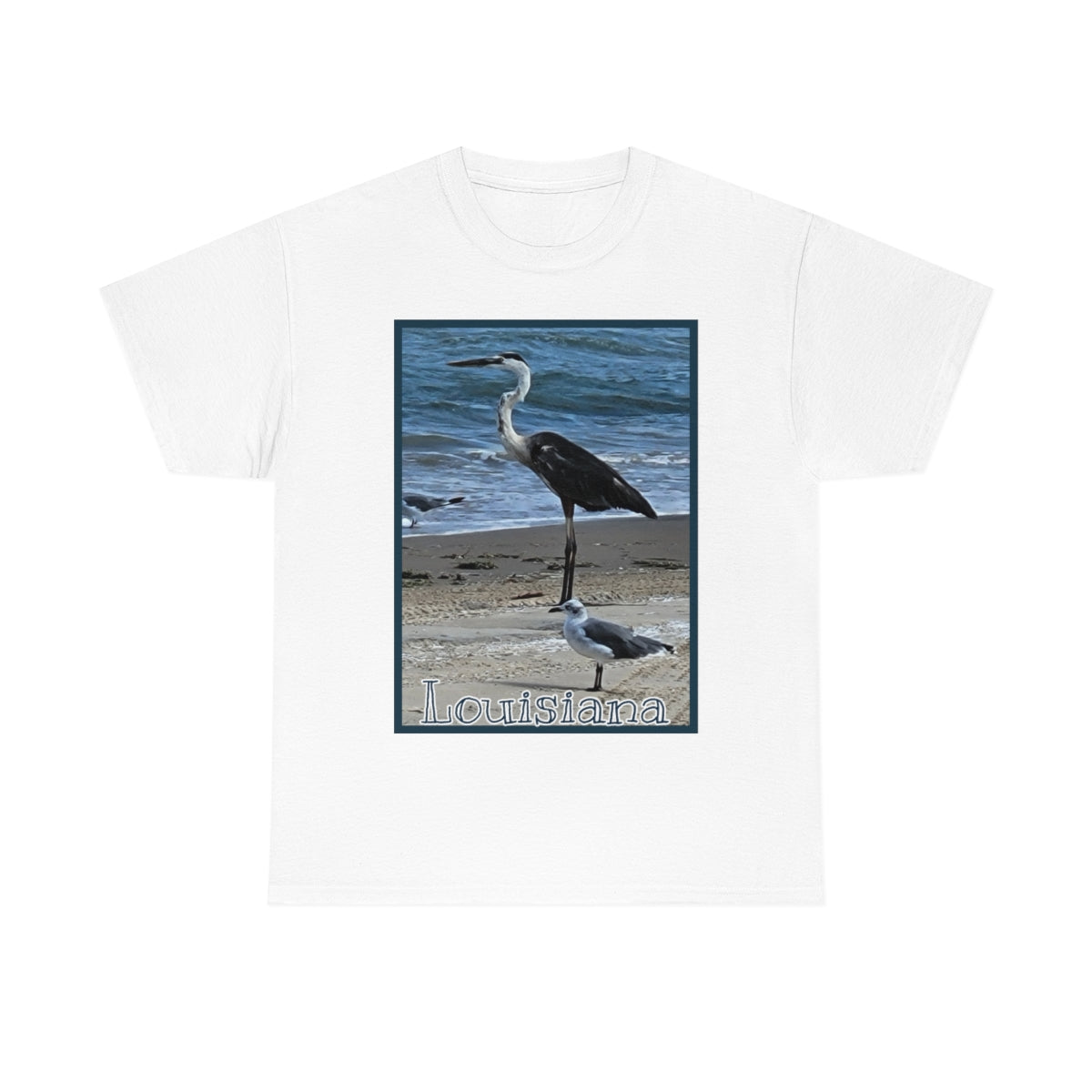 Unisex Louisiana Coast Heavy Cotton Tee