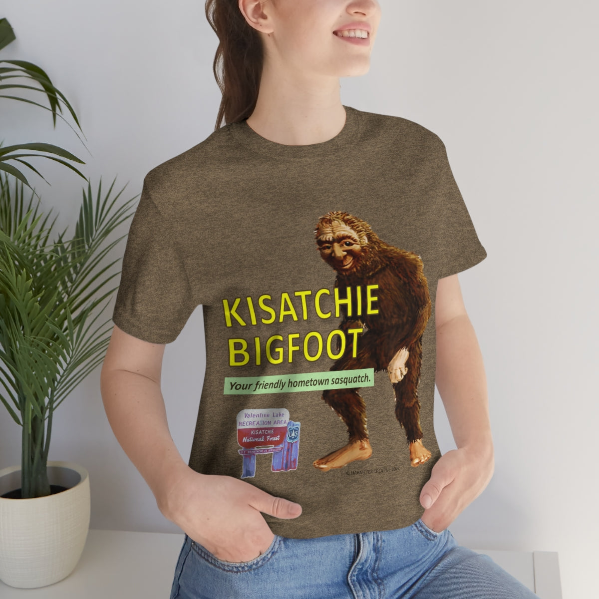 Unisex Kisatchie Bigfoot Jersey Tee