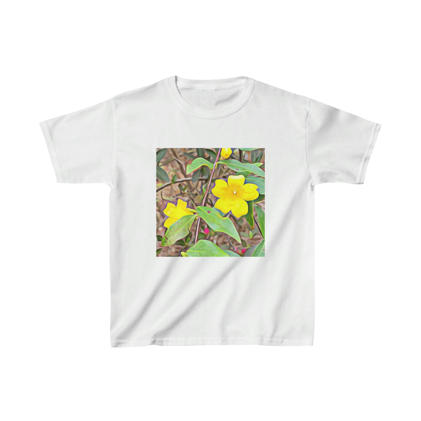 Yellow Jessamine Kids Hvy Cotton Bigfoot T-Shirt