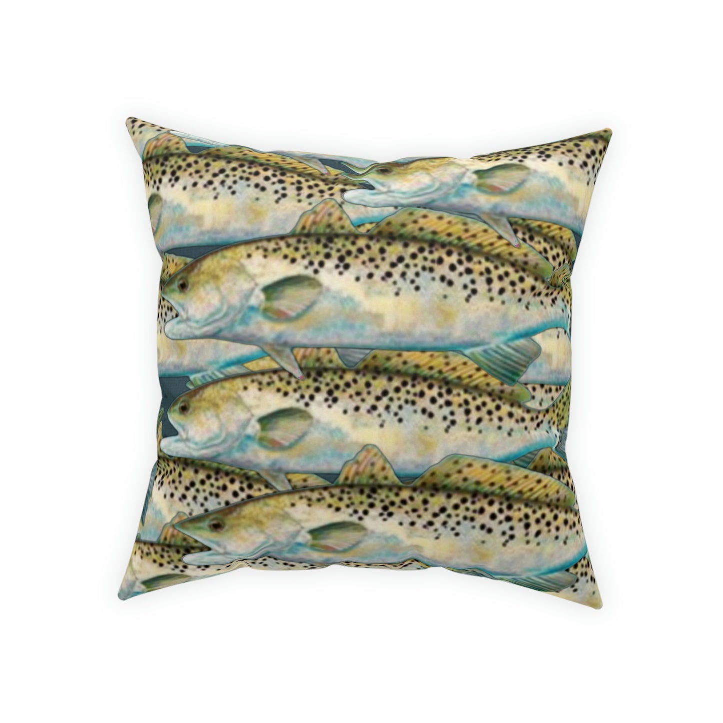 Speckled Trout Broadcloth Pillow