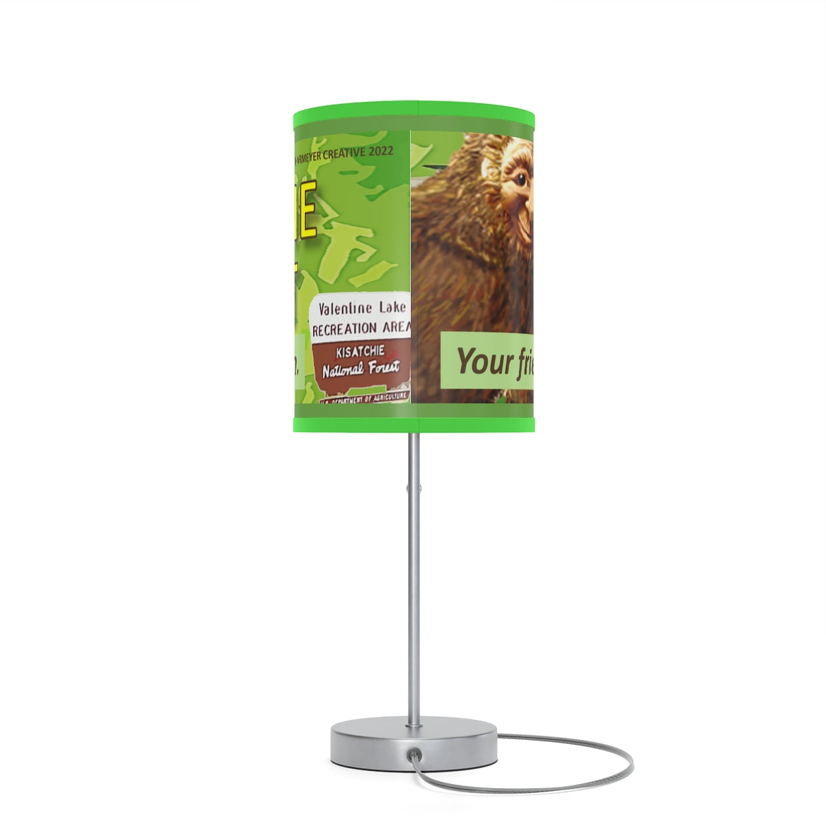 Kisatchie Bigfoot Lamp on a Stand