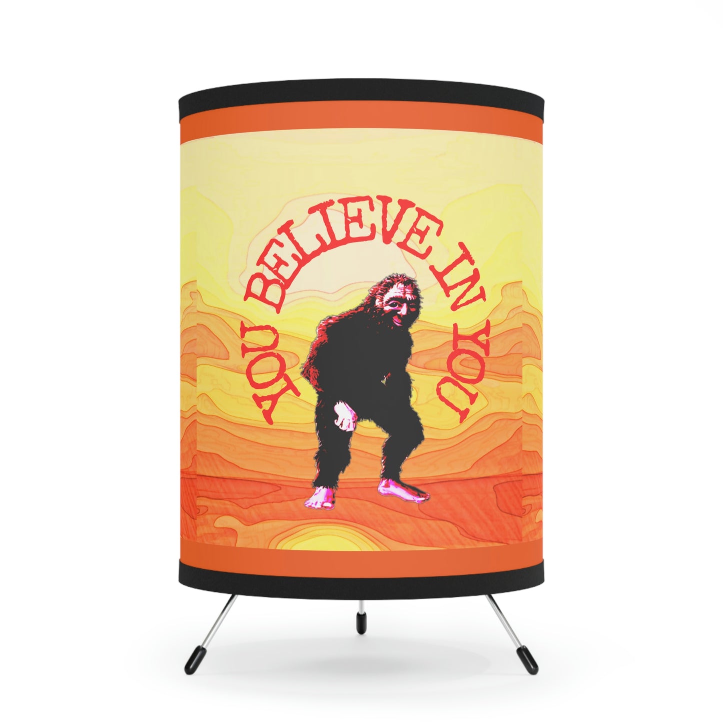 Bigfoot's Believe in You Tripod Lamp