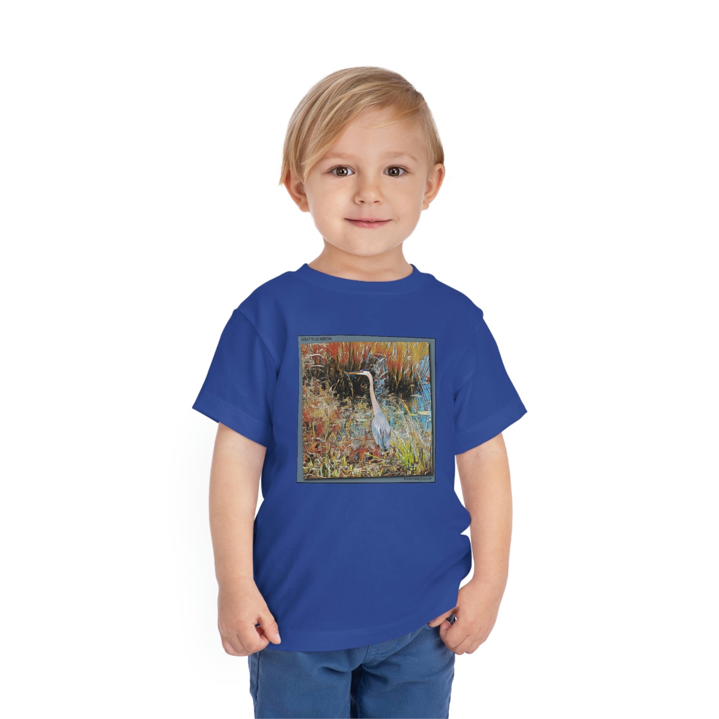 Great Blue Heron Toddler T-Shirt