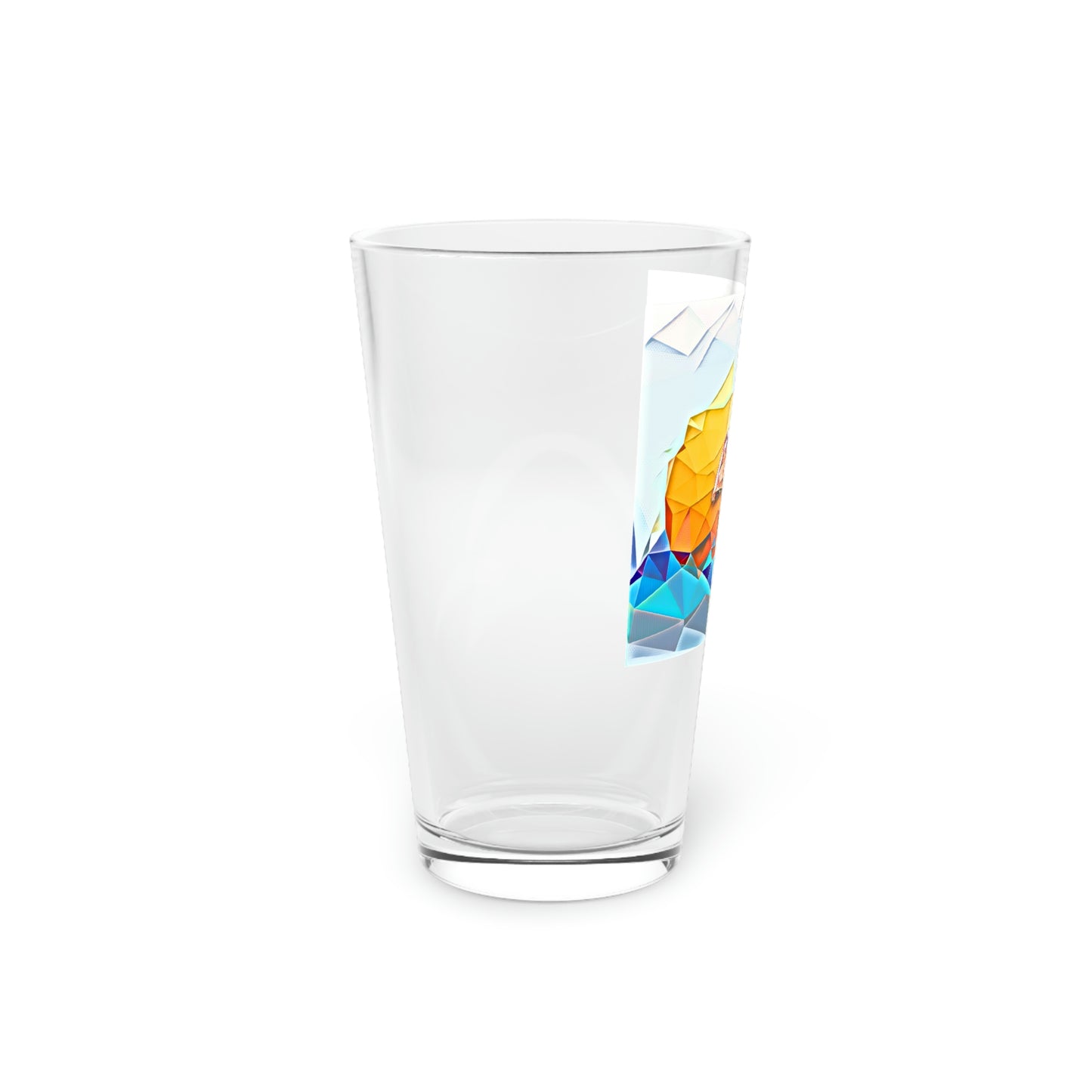 Louisiana Brown Pelican Clear Pint Glass