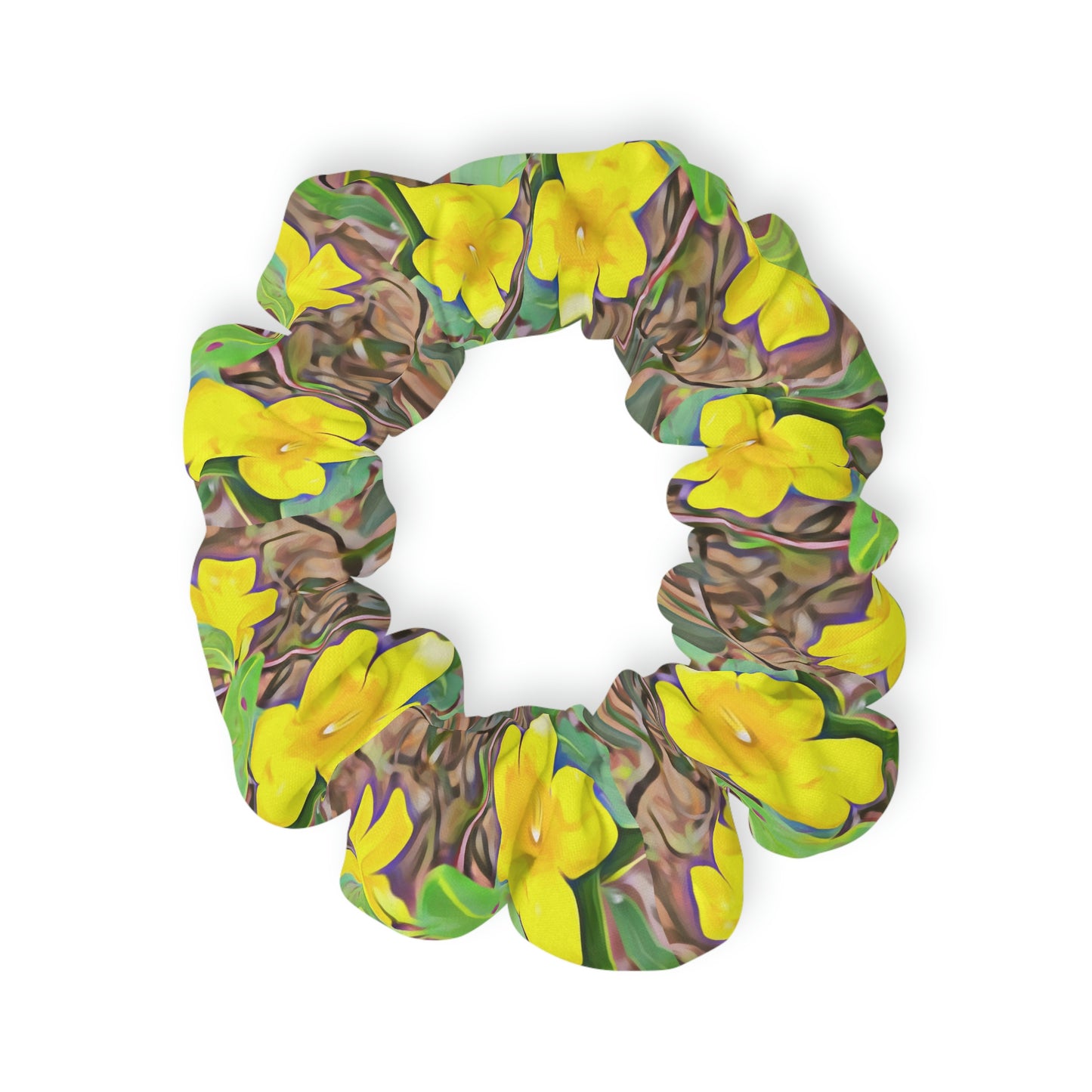 Yellow Jessamine Scrunchie