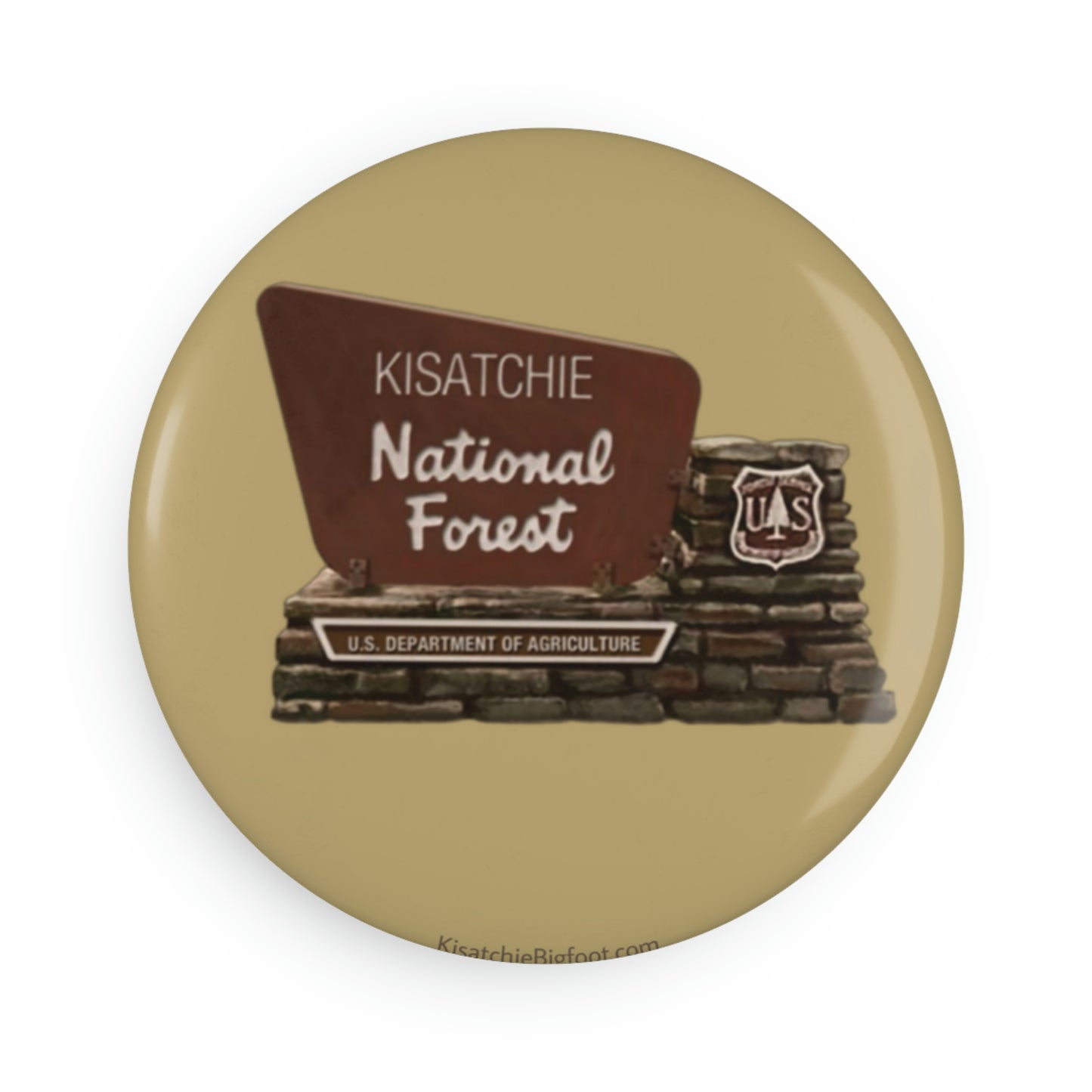 Round Kisatchie National Forest Magnets