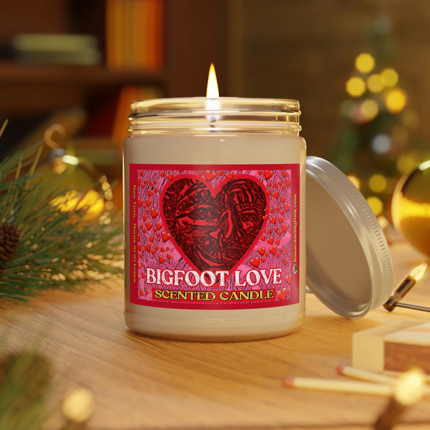 Bigfoot's Val Day Candle