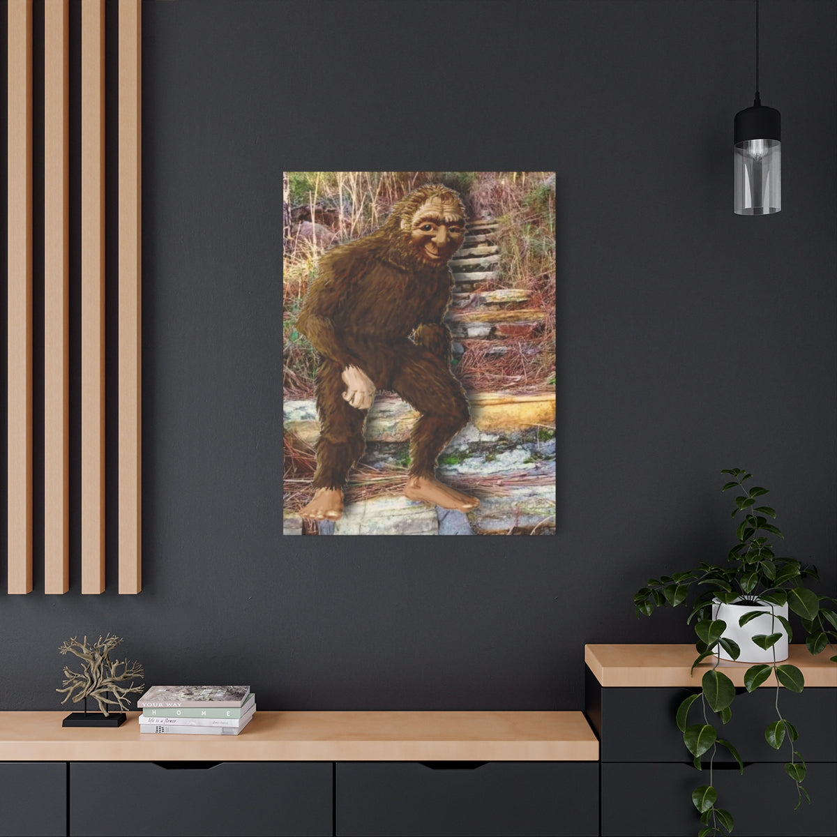 Bigfoot at Longleaf Vista Vertical Canvas