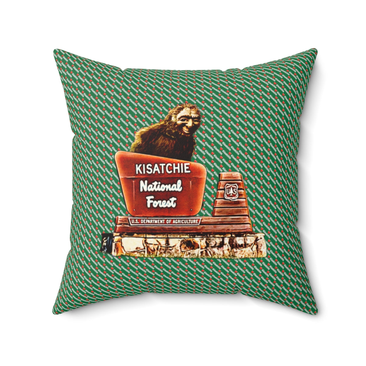 Square Kisatchie Bigfoot Pillow