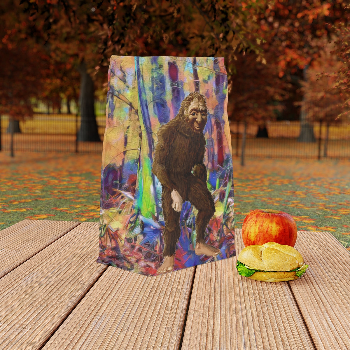 Polyester Bigfoot Lunch Bag