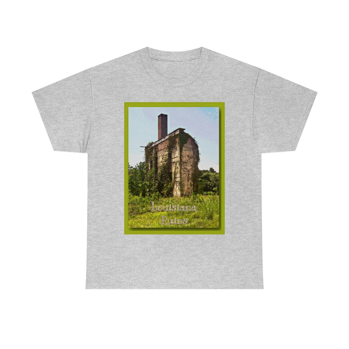 Unisex Louisiana Ruins Heavy Cotton Tee